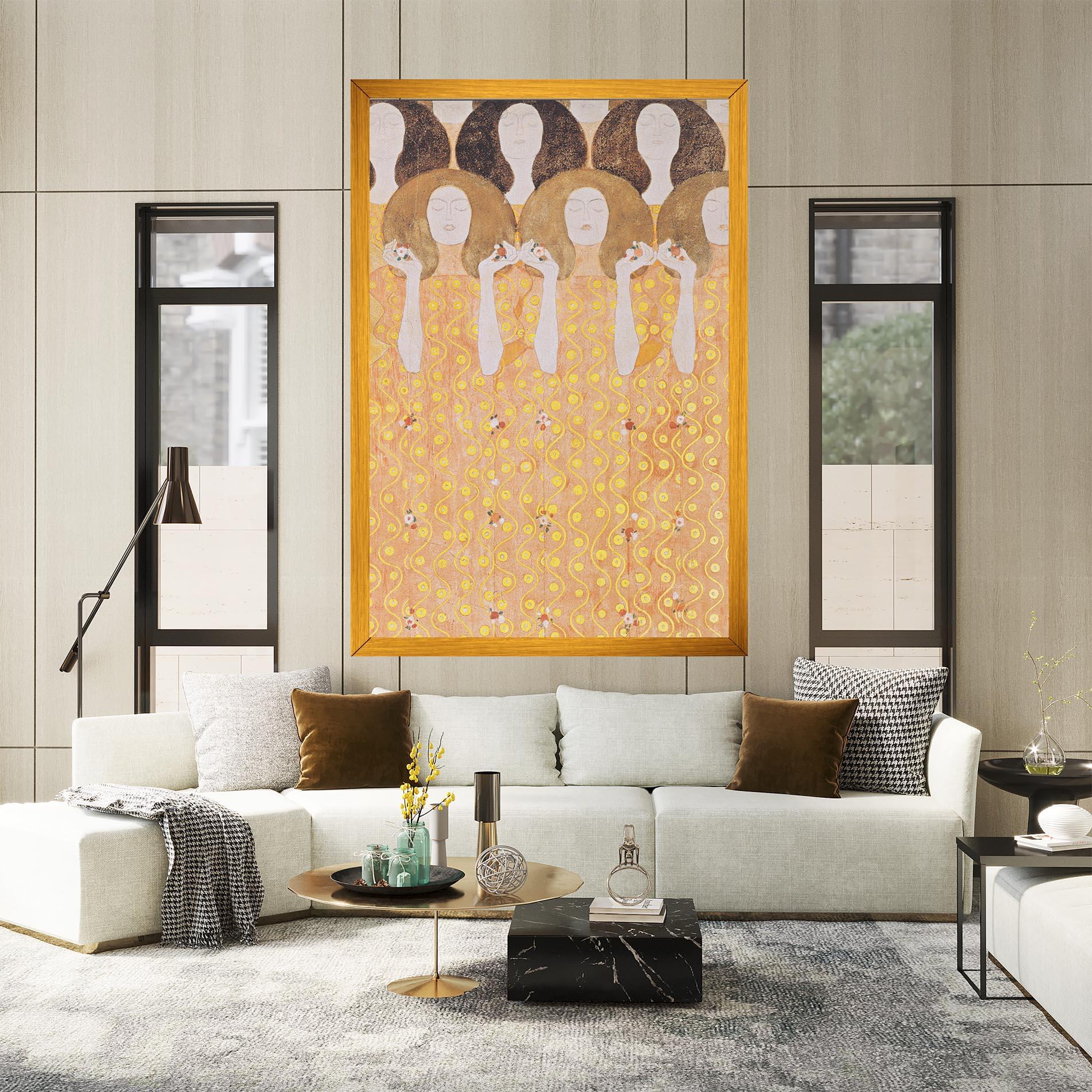 Vászonkép Beethoven Frieze mockup 2