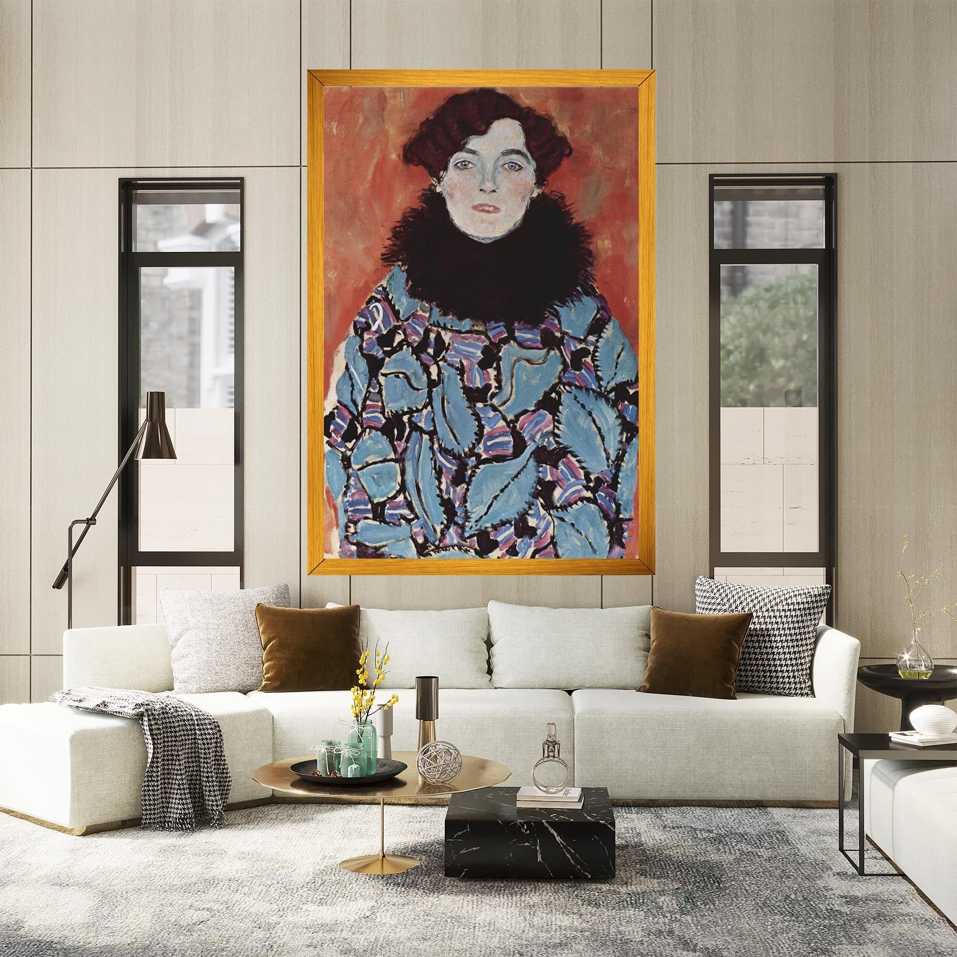 Gustav Klimt Art mockup 2