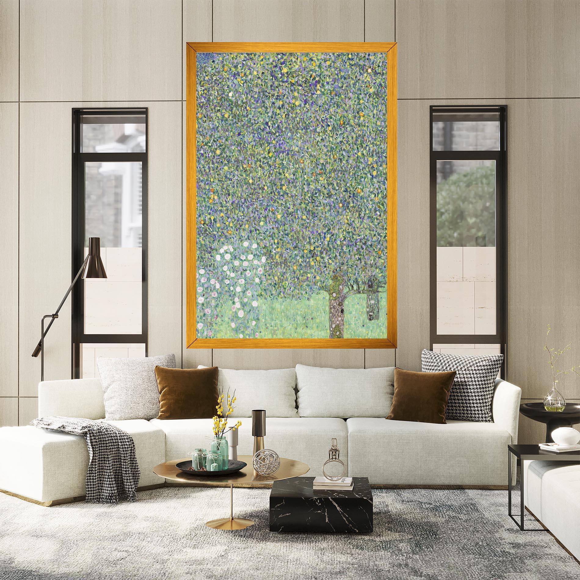 Vászonkép Rosebushes mockup 2