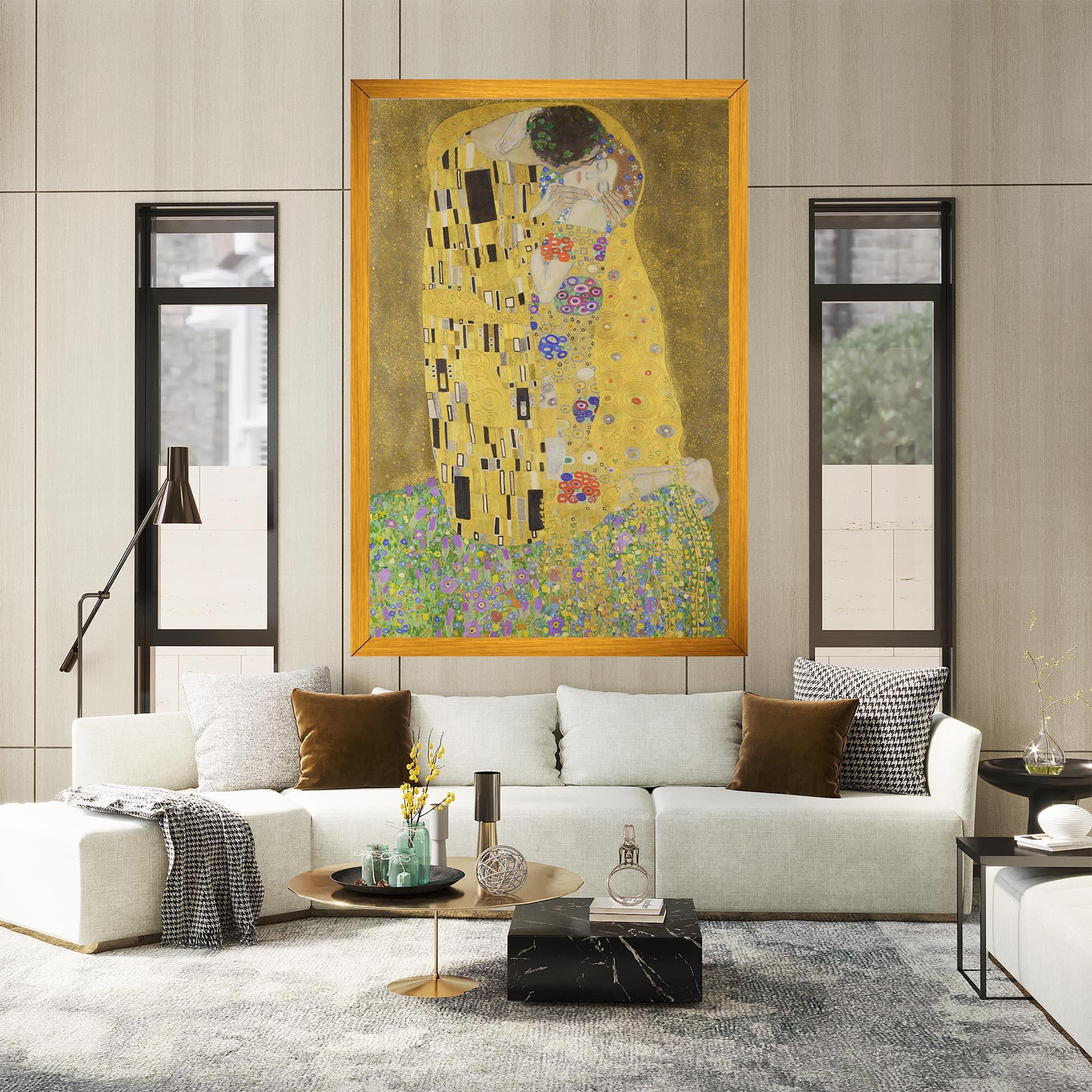 Vászonkép The Kiss mockup 2