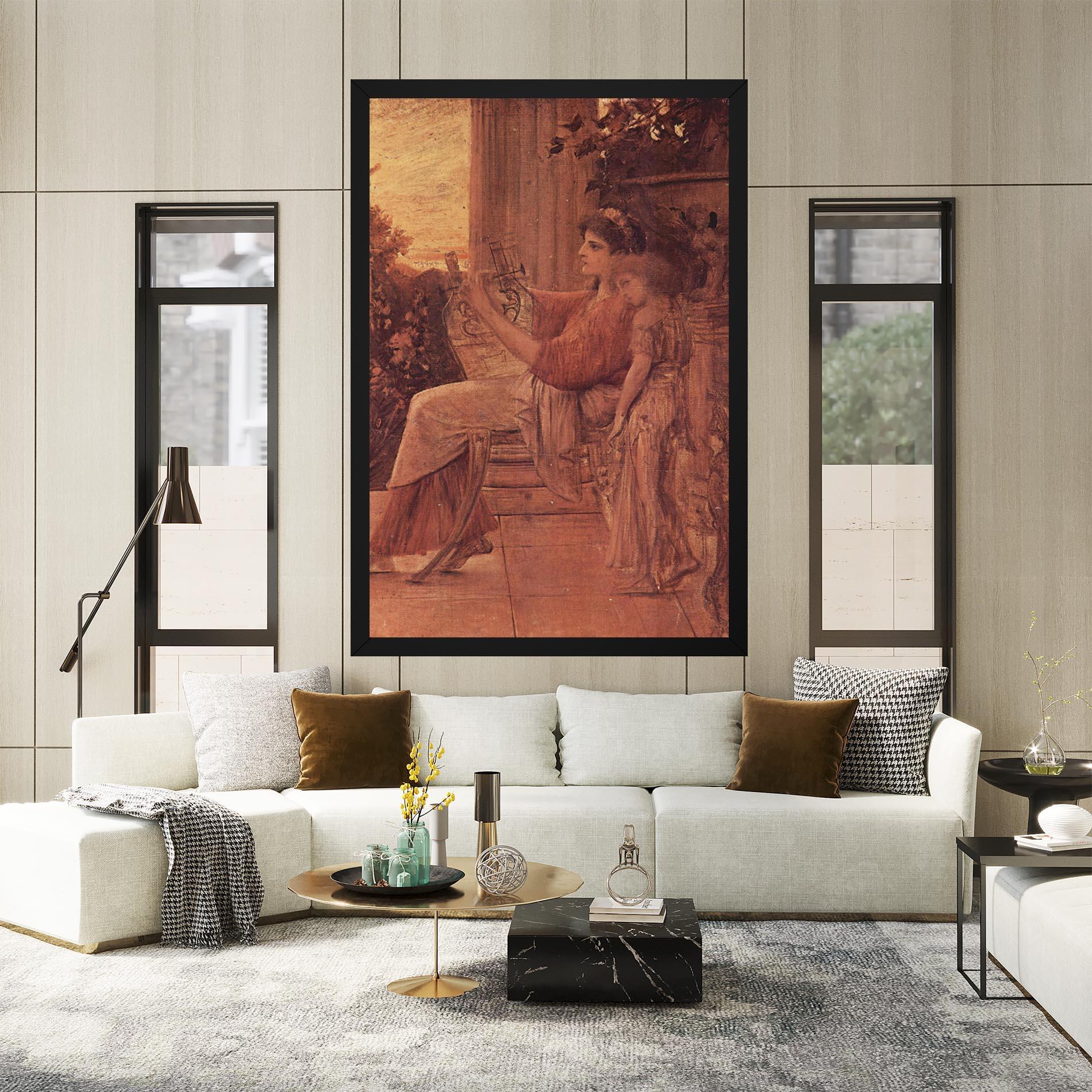 Vászonkép Gustav Klimt Painting mockup 2