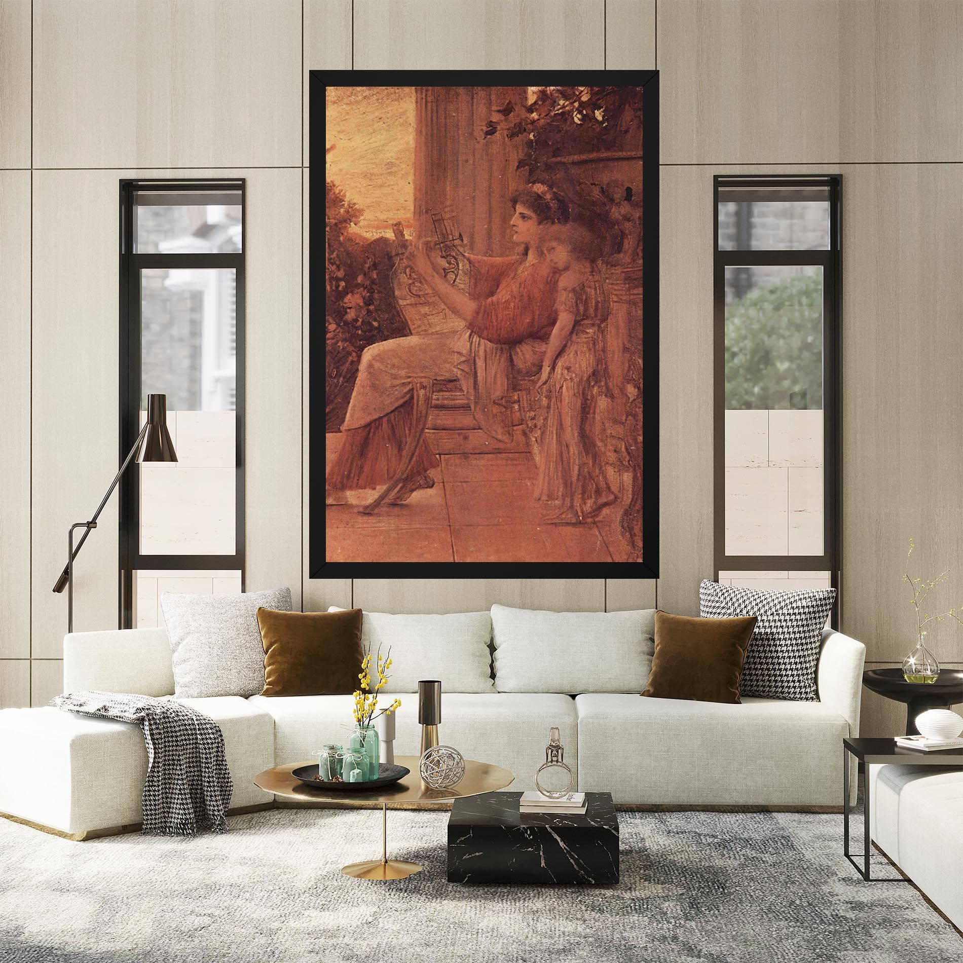 Gustav Klimt Painting mockup 2