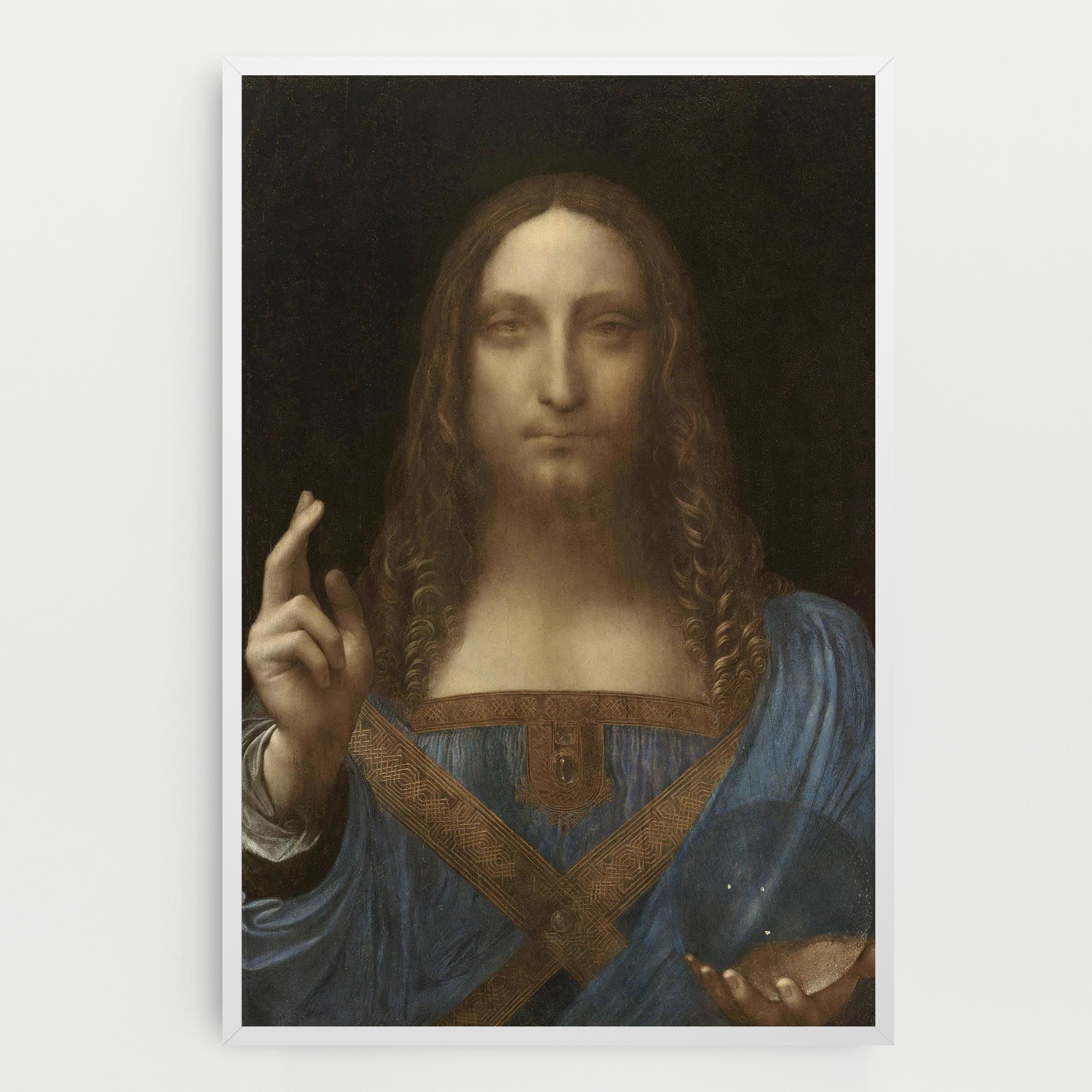 Leonardo Da Vinci Salvator Mundi mockup 0