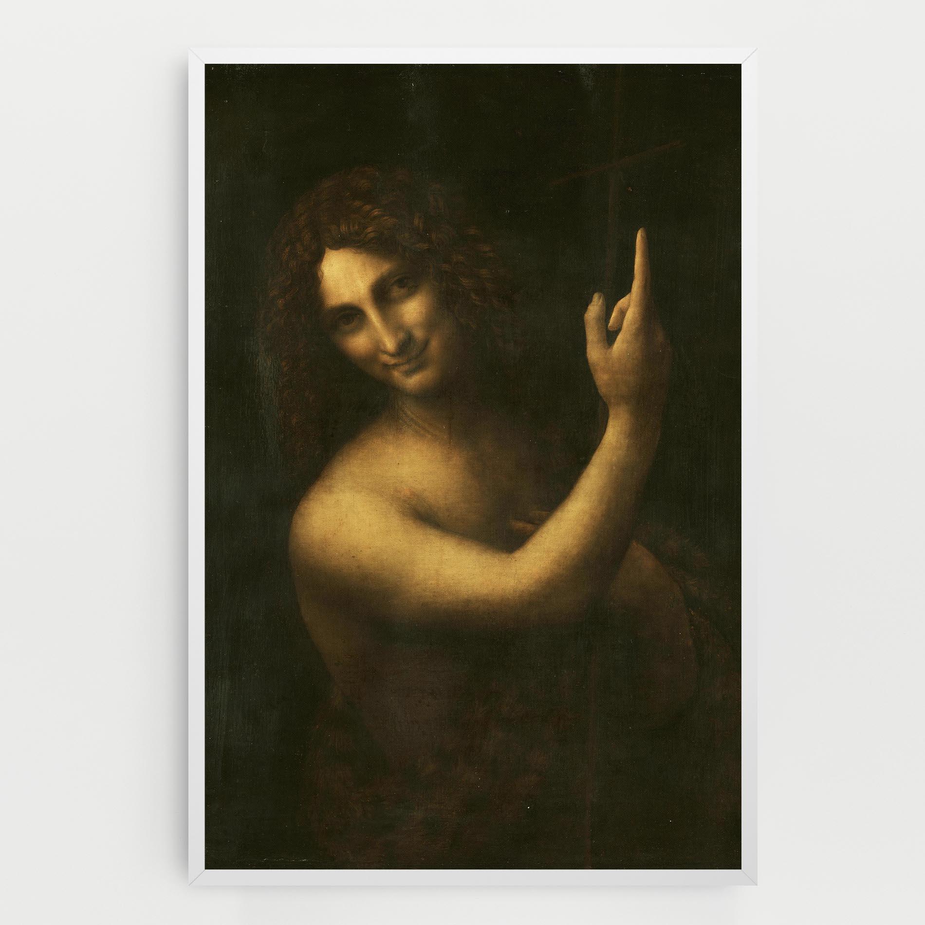 Vászonkép Seonardo Da Vinci Saint John The Baptist mockup 0