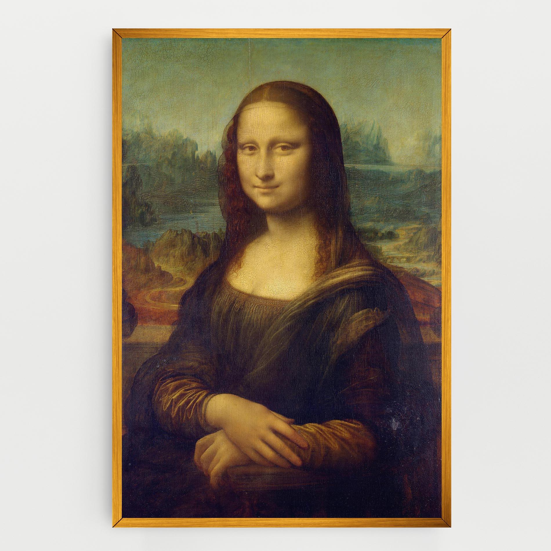 Vászonkép Gioconda By Leonardo Da Vinci mockup 0