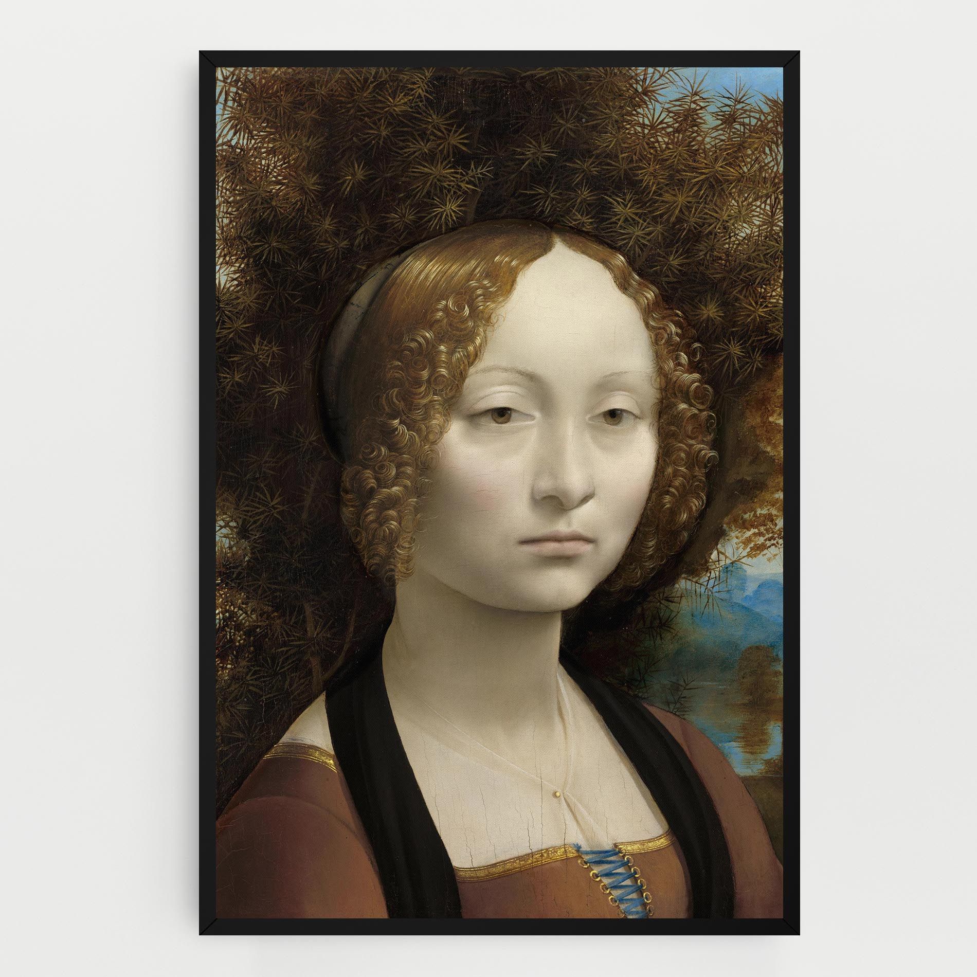Leonardo Da Vinci Ginevra De Benci mockup 0