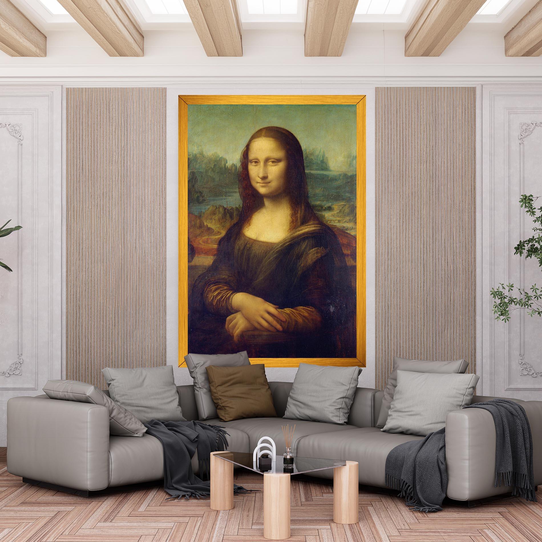Vászonkép Gioconda By Leonardo Da Vinci mockup 6