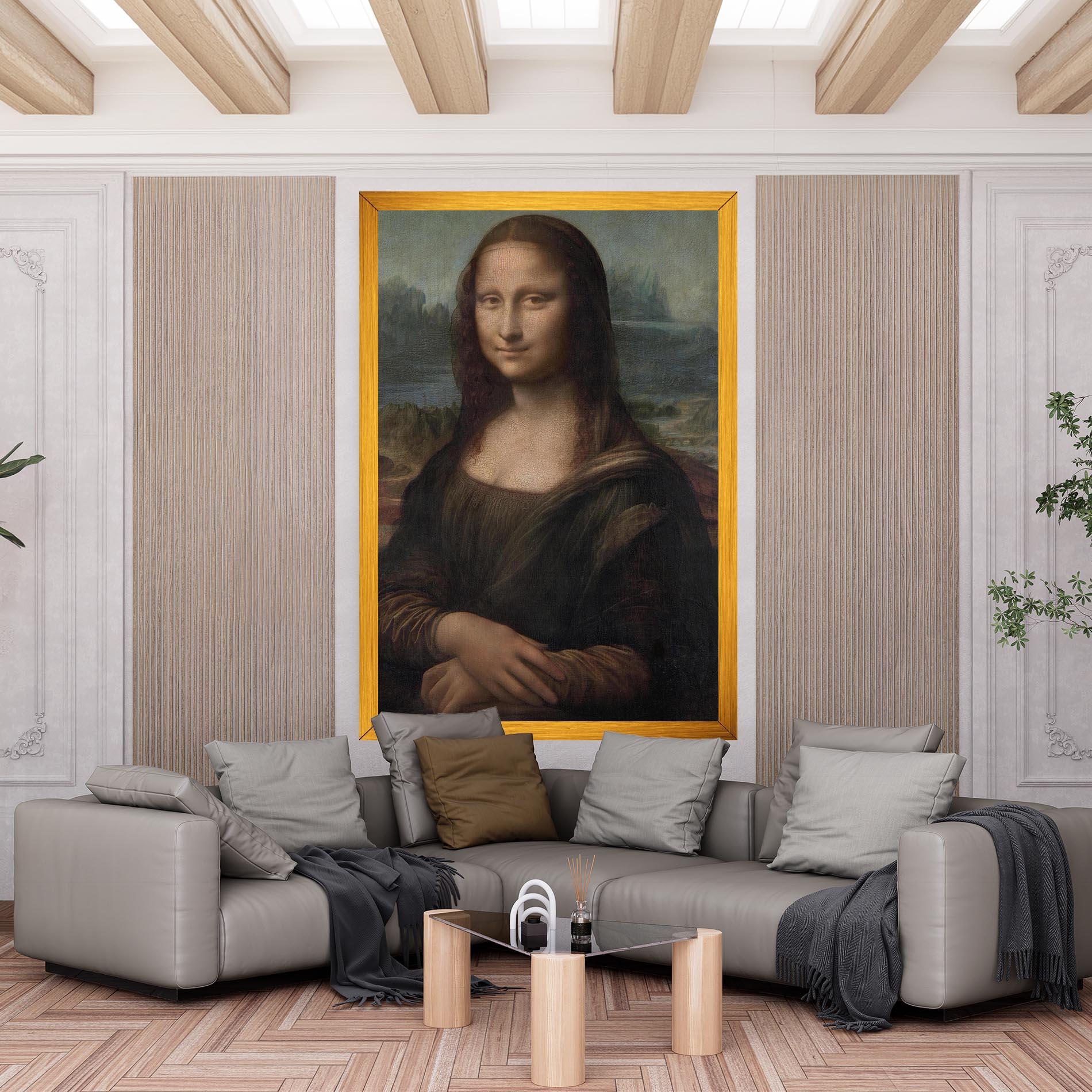 Vászonkép Mona Lisa By Leonardo Da Vinci mockup 6