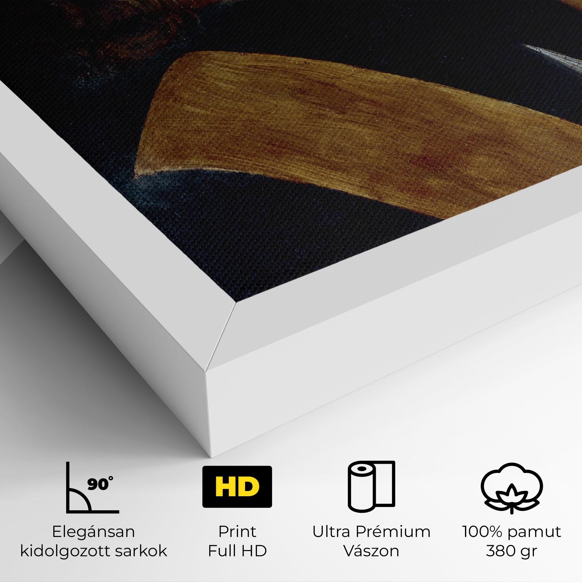 Vászonkép Leonardo Da Vinci's The Portrait Of A Musician mockup 4