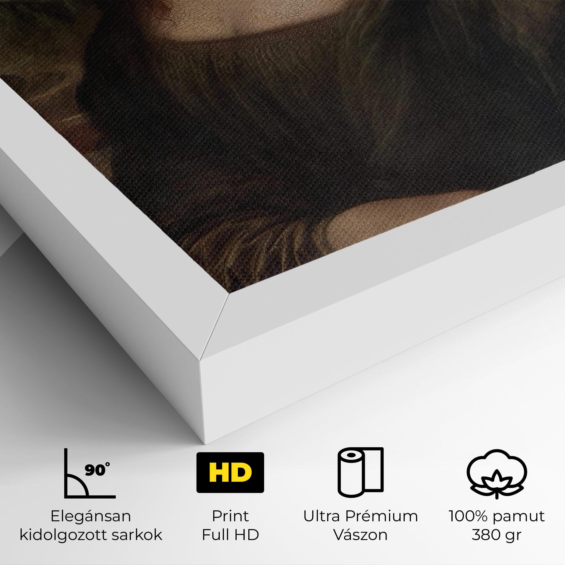 Vászonkép Mona Lisa By Leonardo Da Vinci mockup 4