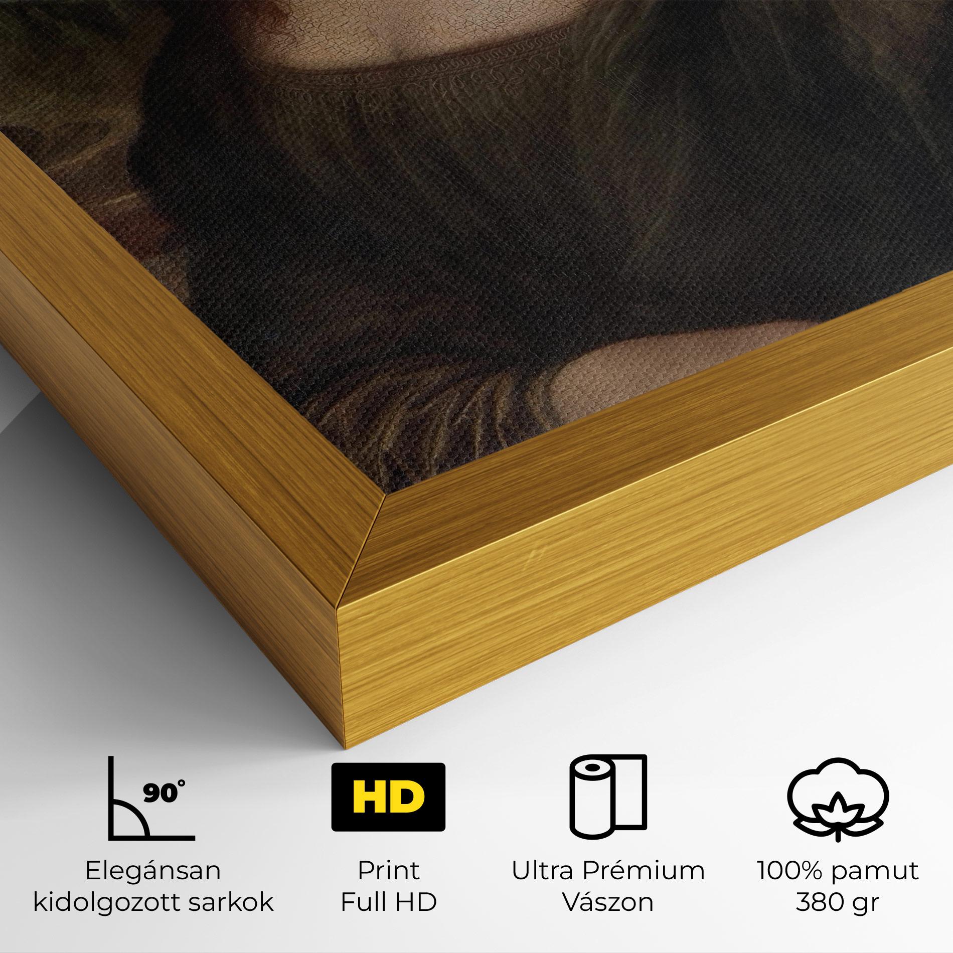 Vászonkép Mona Lisa By Leonardo Da Vinci mockup 4