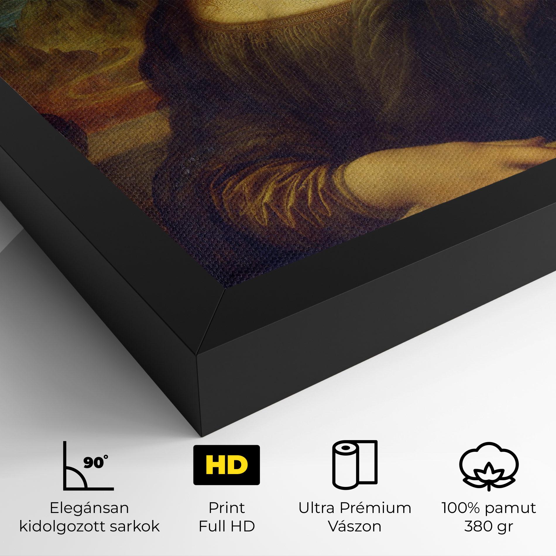 Vászonkép Gioconda By Leonardo Da Vinci mockup 4