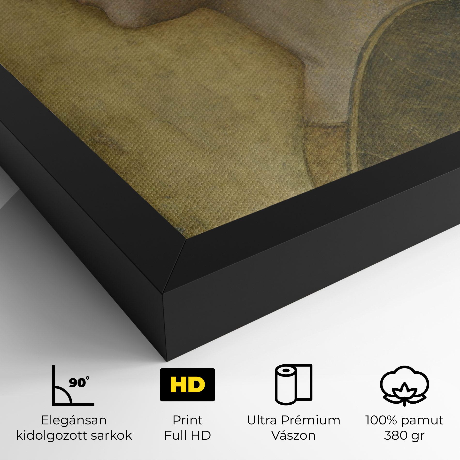 Vászonkép Profile Of A Young Fiancee Da Vinci mockup 4