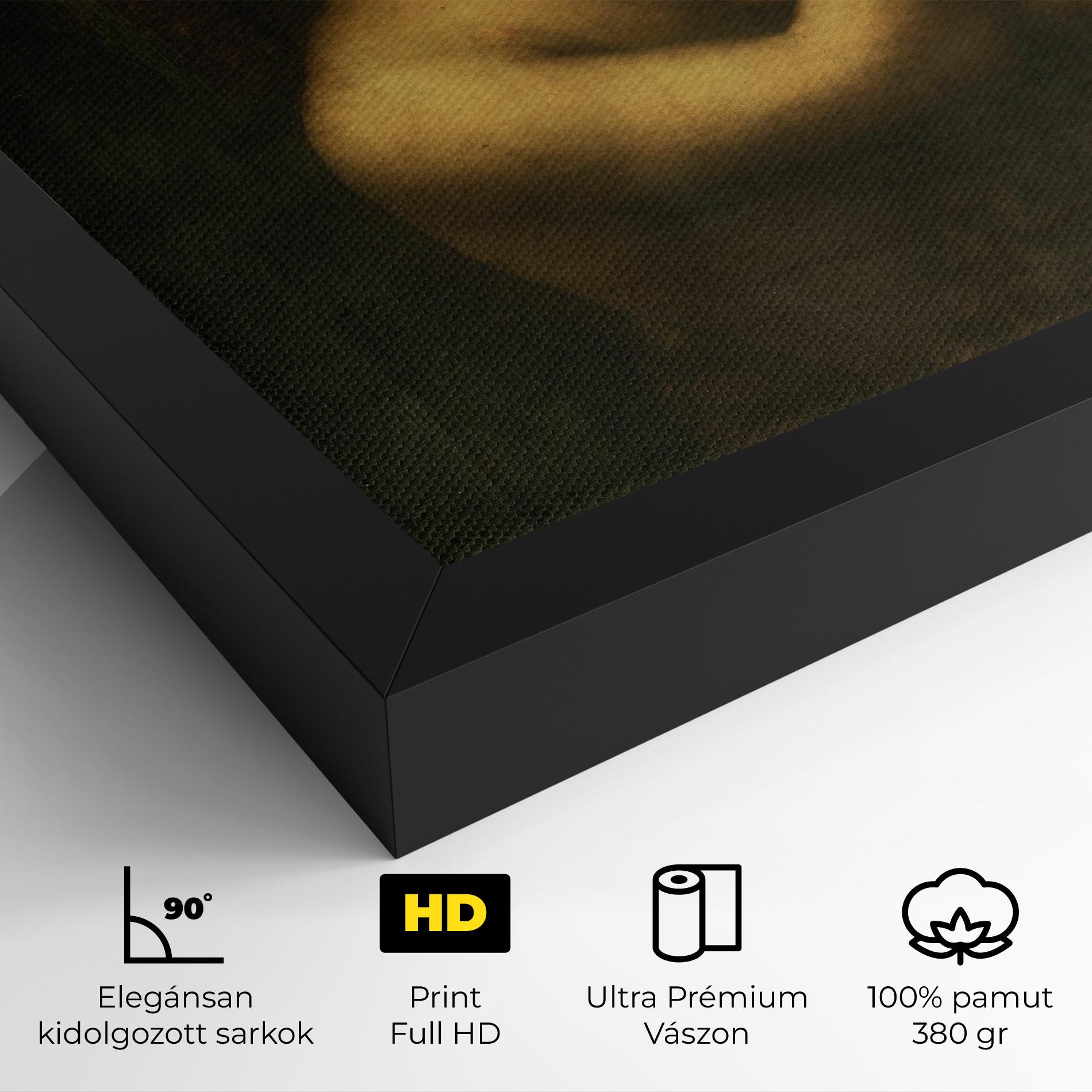 Vászonkép Seonardo Da Vinci Saint John The Baptist mockup 4