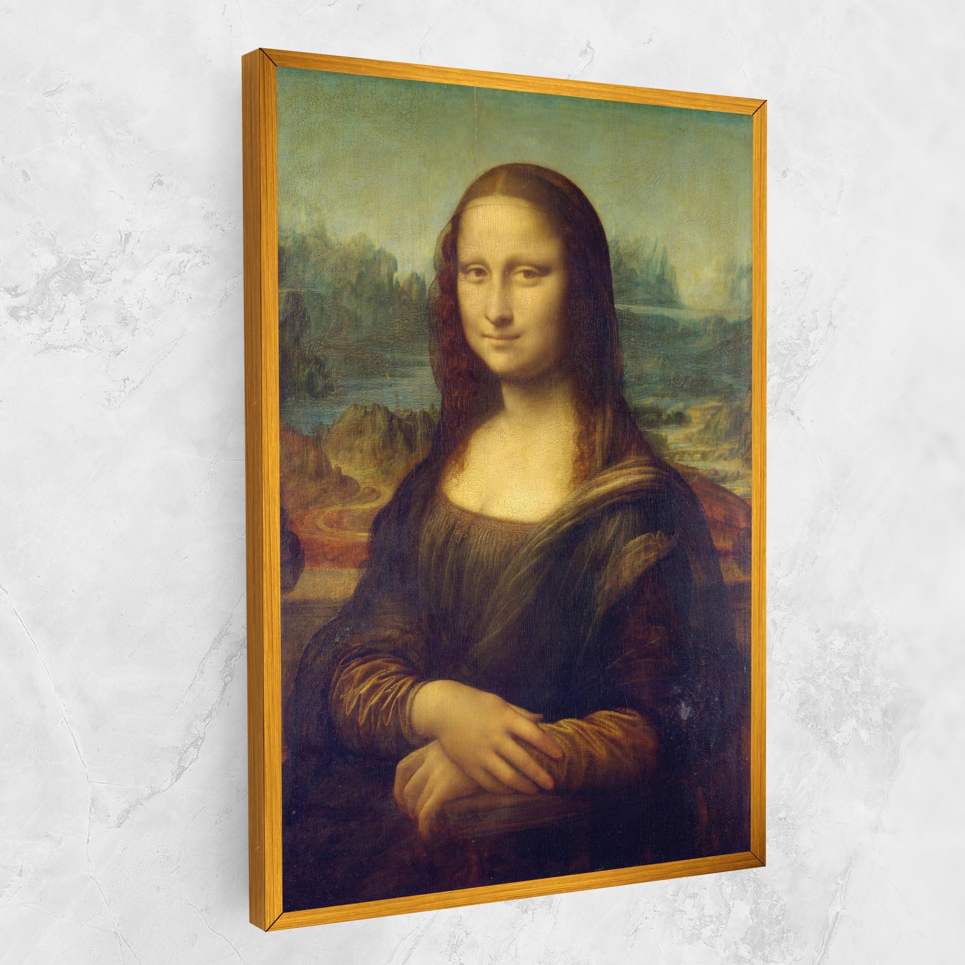 Vászonkép Gioconda By Leonardo Da Vinci mockup 1