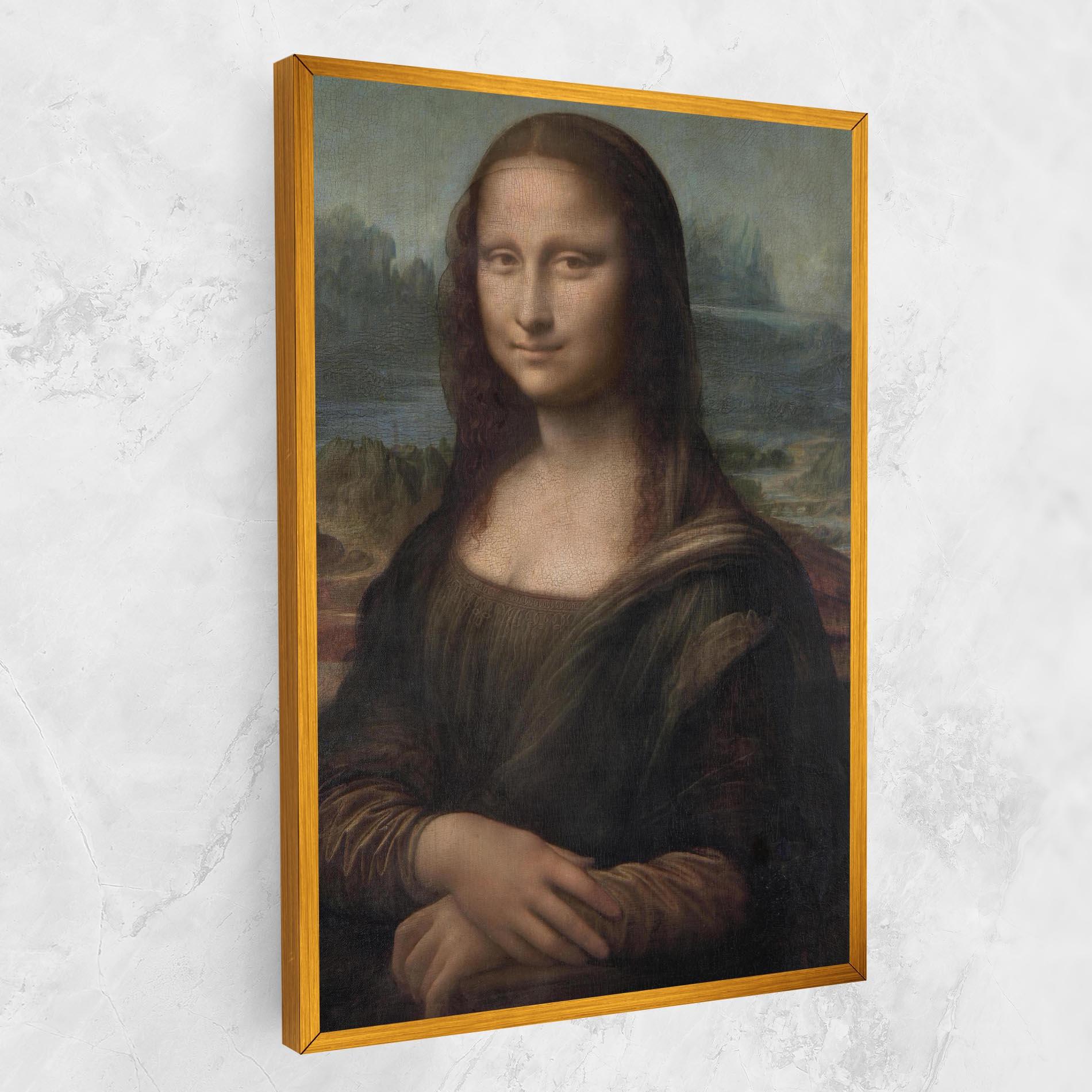 Vászonkép Mona Lisa By Leonardo Da Vinci mockup 1