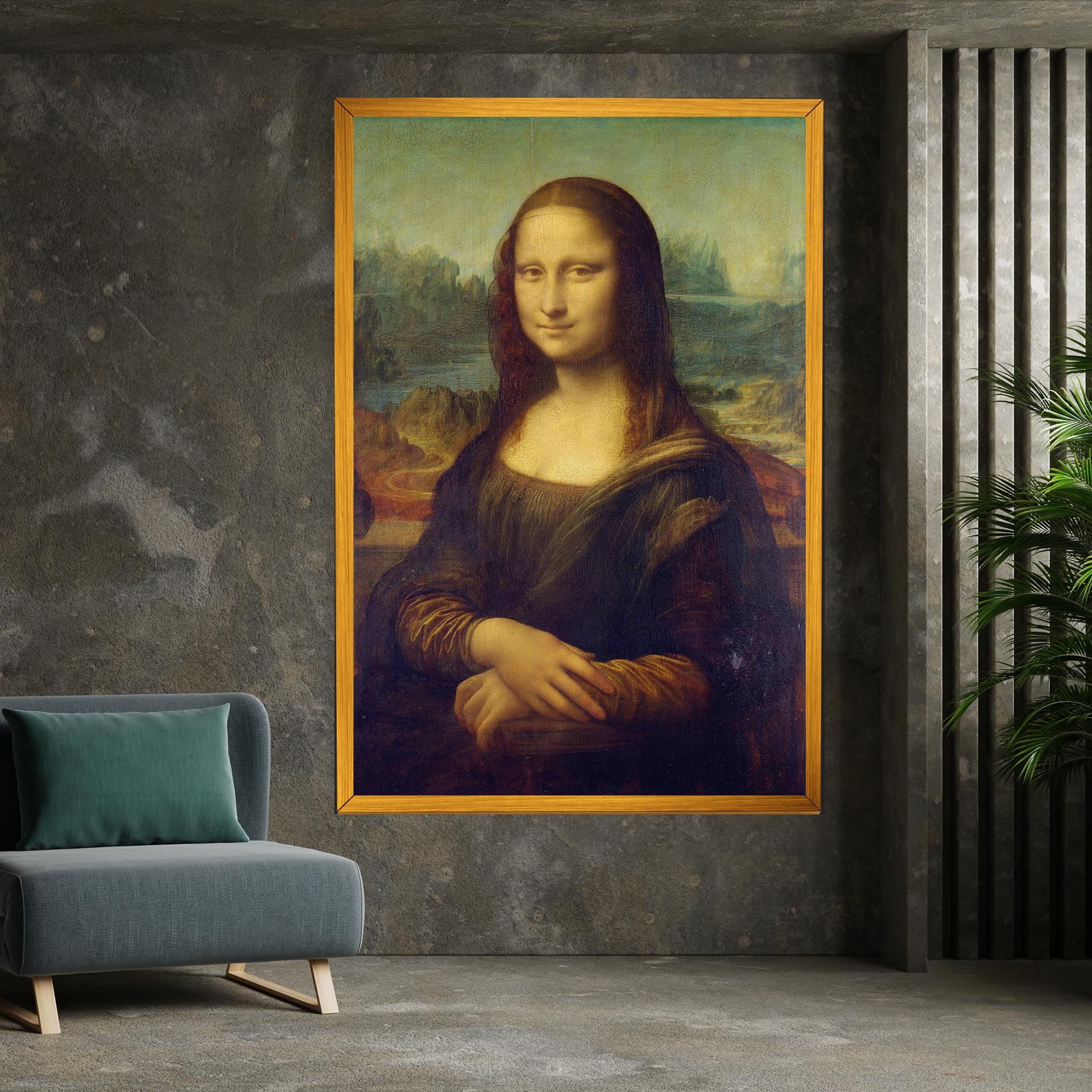 Gioconda By Leonardo Da Vinci mockup 7