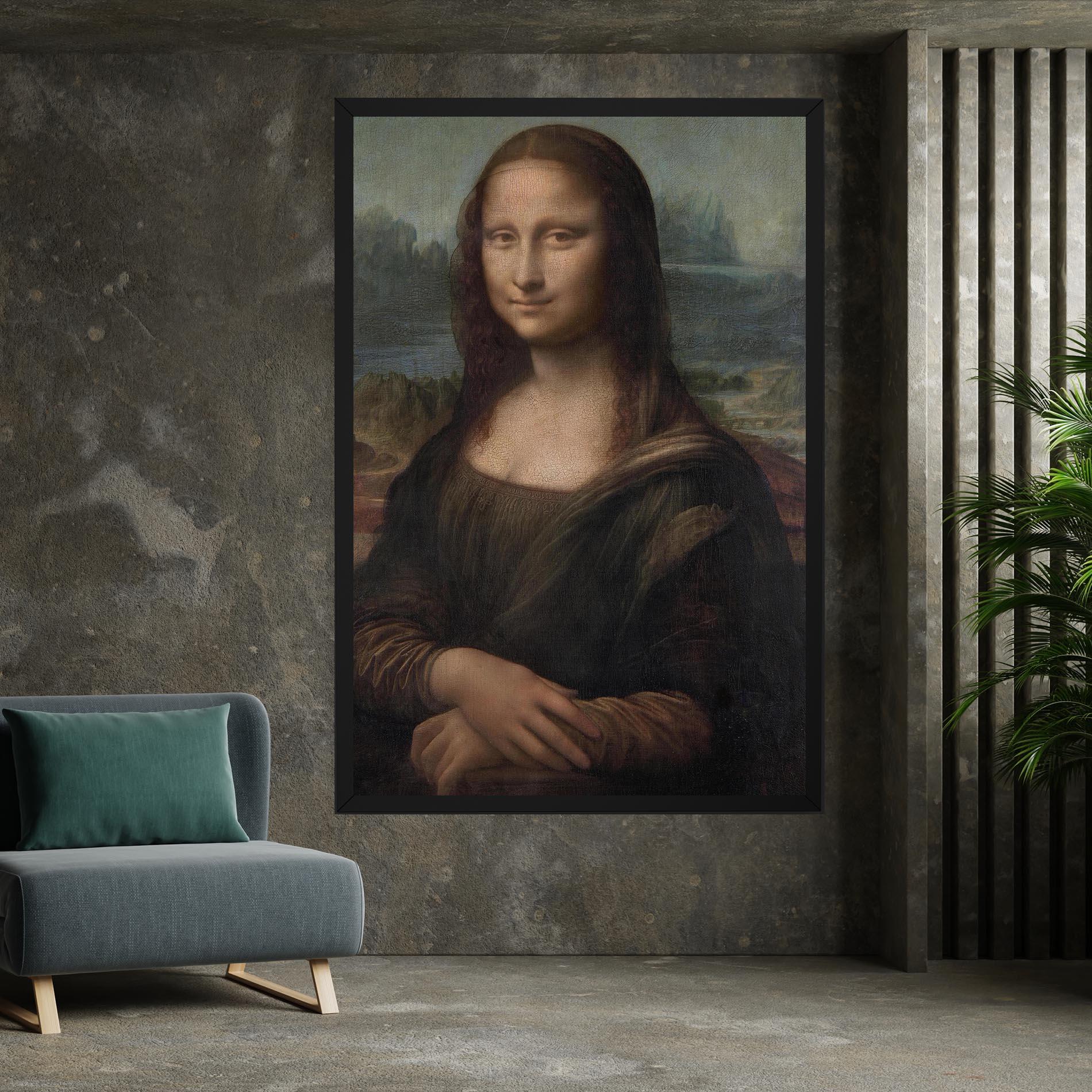 Vászonkép Mona Lisa By Leonardo Da Vinci mockup 7