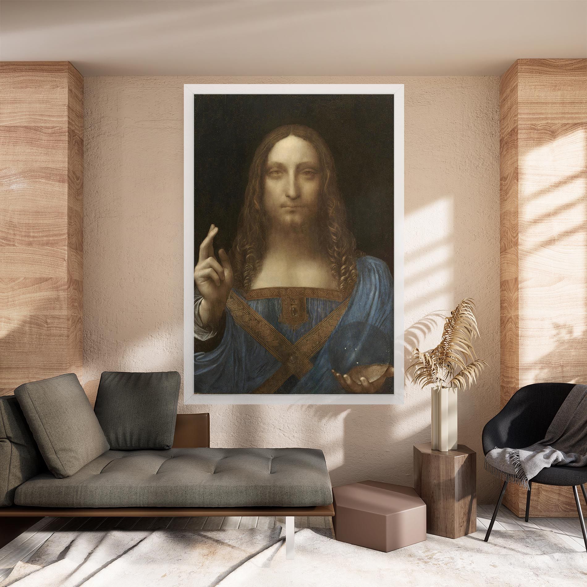 Leonardo Da Vinci Salvator Mundi mockup 8