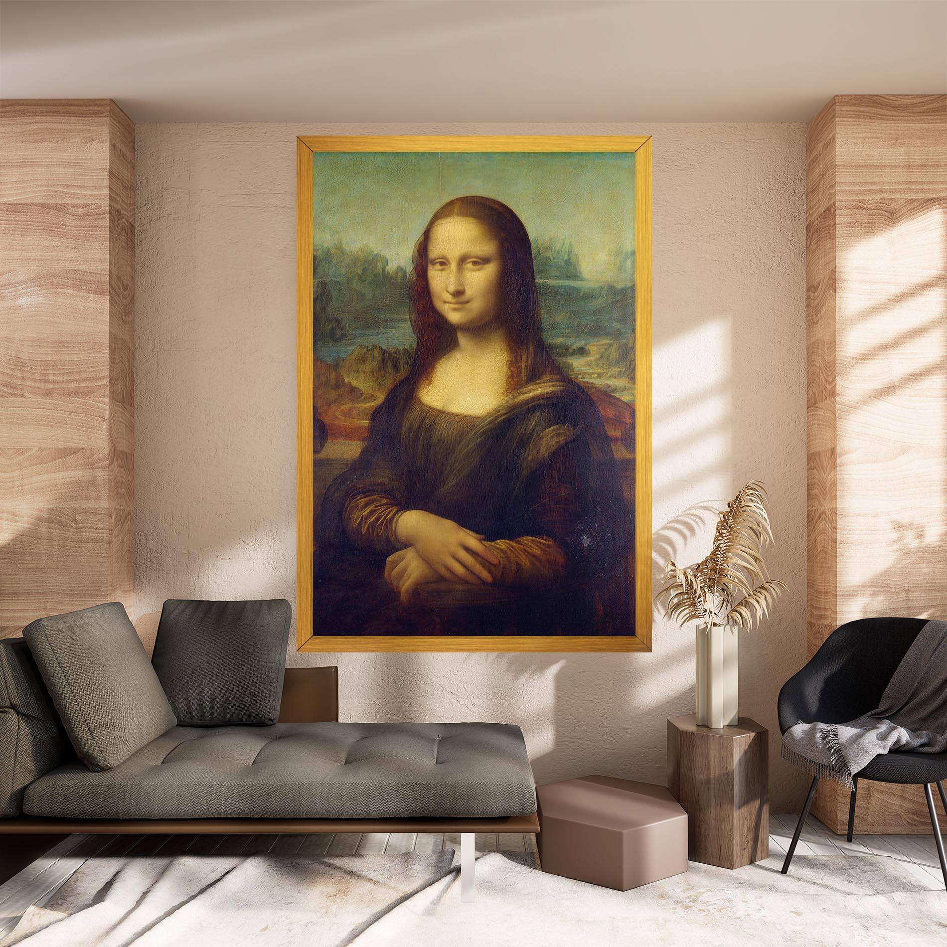 Vászonkép Gioconda By Leonardo Da Vinci mockup 8