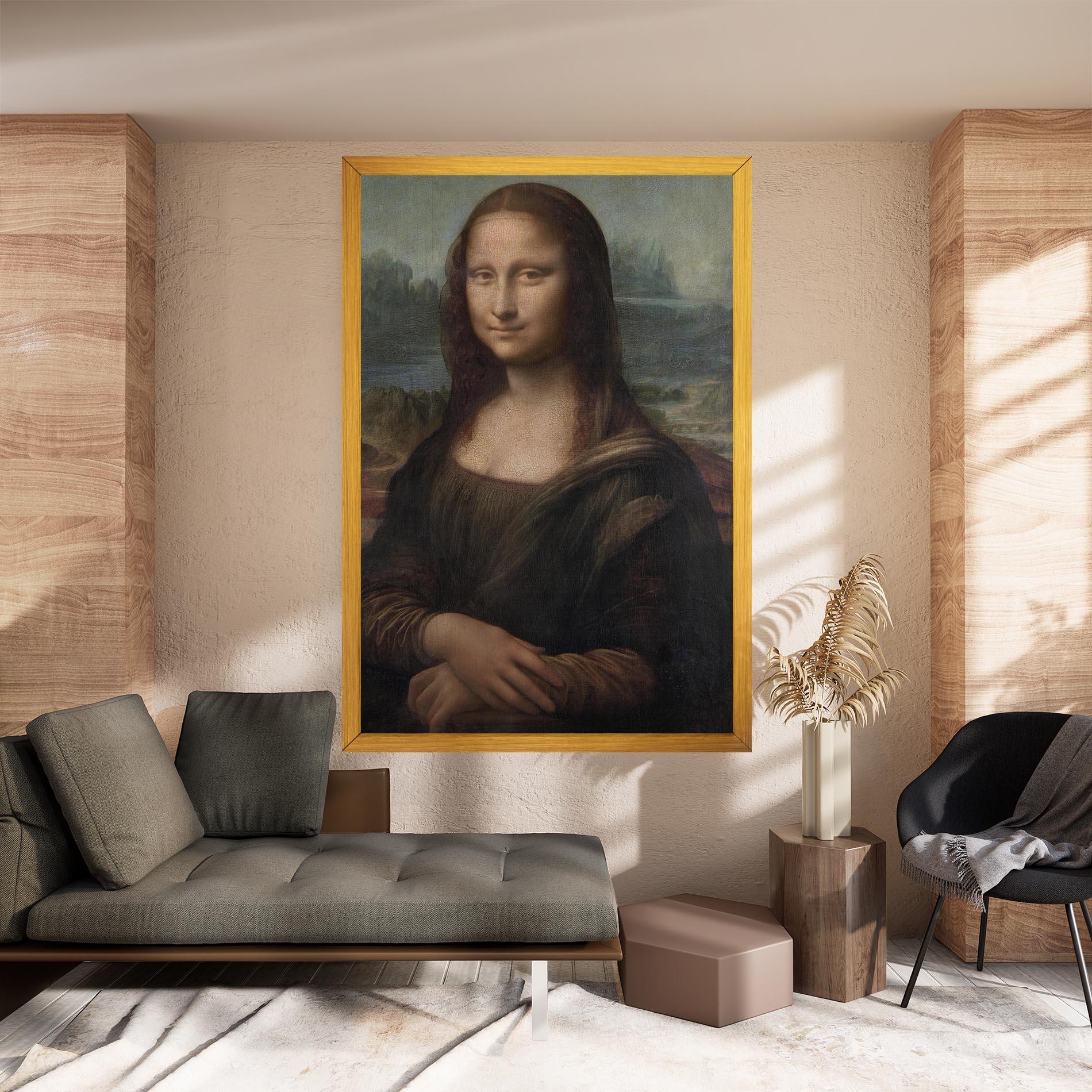 Vászonkép Mona Lisa By Leonardo Da Vinci mockup 8