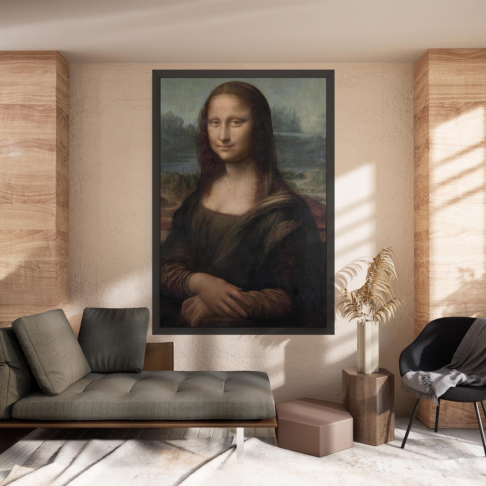 Vászonkép Mona Lisa By Leonardo Da Vinci mockup 8