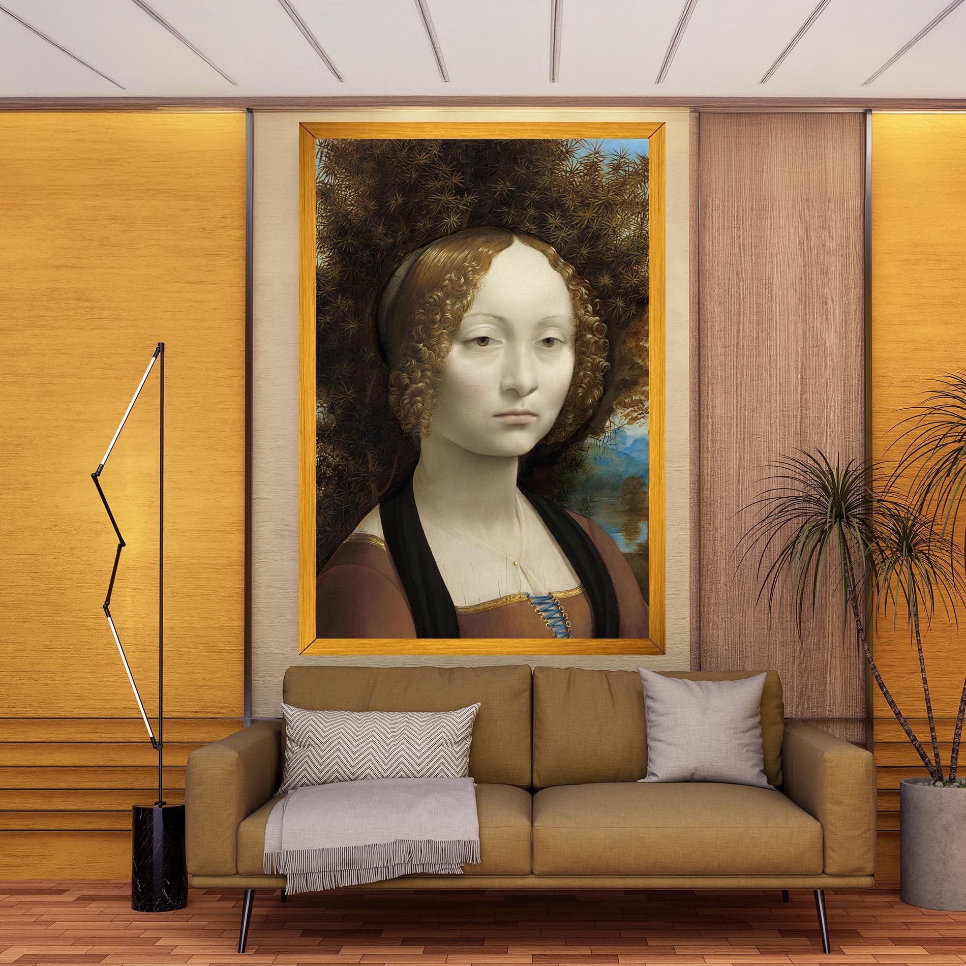 Leonardo Da Vinci Ginevra De Benci mockup 9