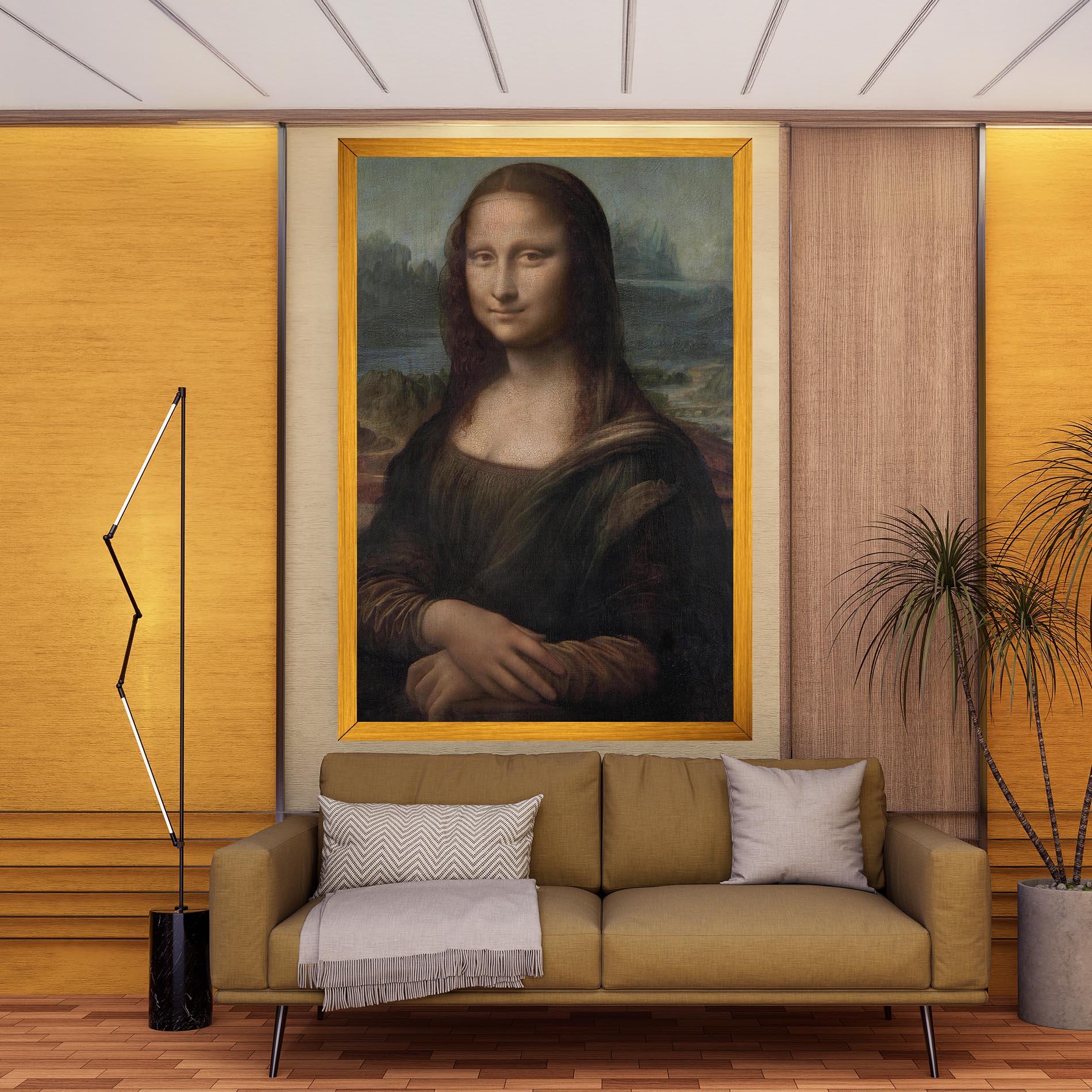 Vászonkép Mona Lisa By Leonardo Da Vinci mockup 9