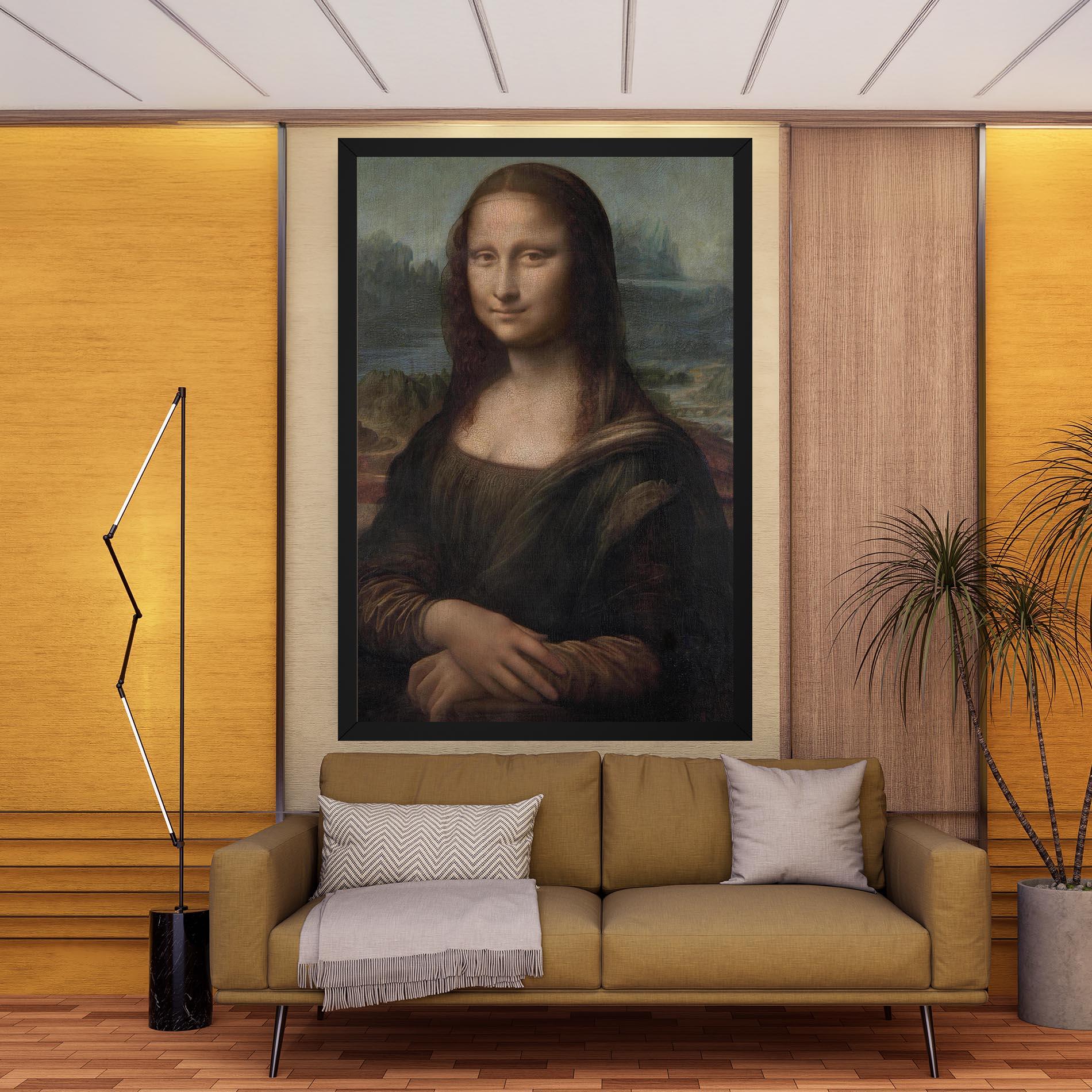 Vászonkép Mona Lisa By Leonardo Da Vinci mockup 9
