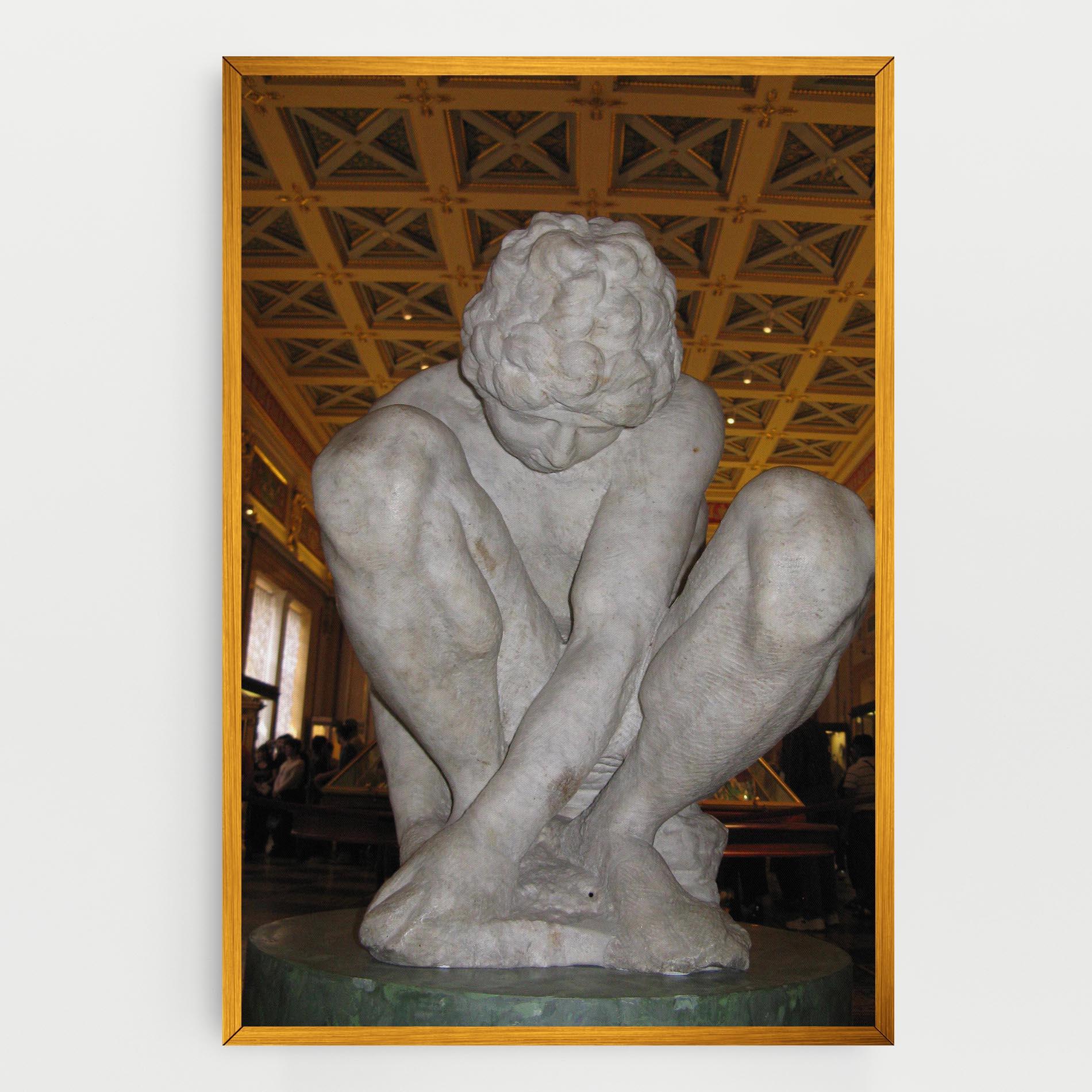 Vászonkép Crouching Boy mockup 0