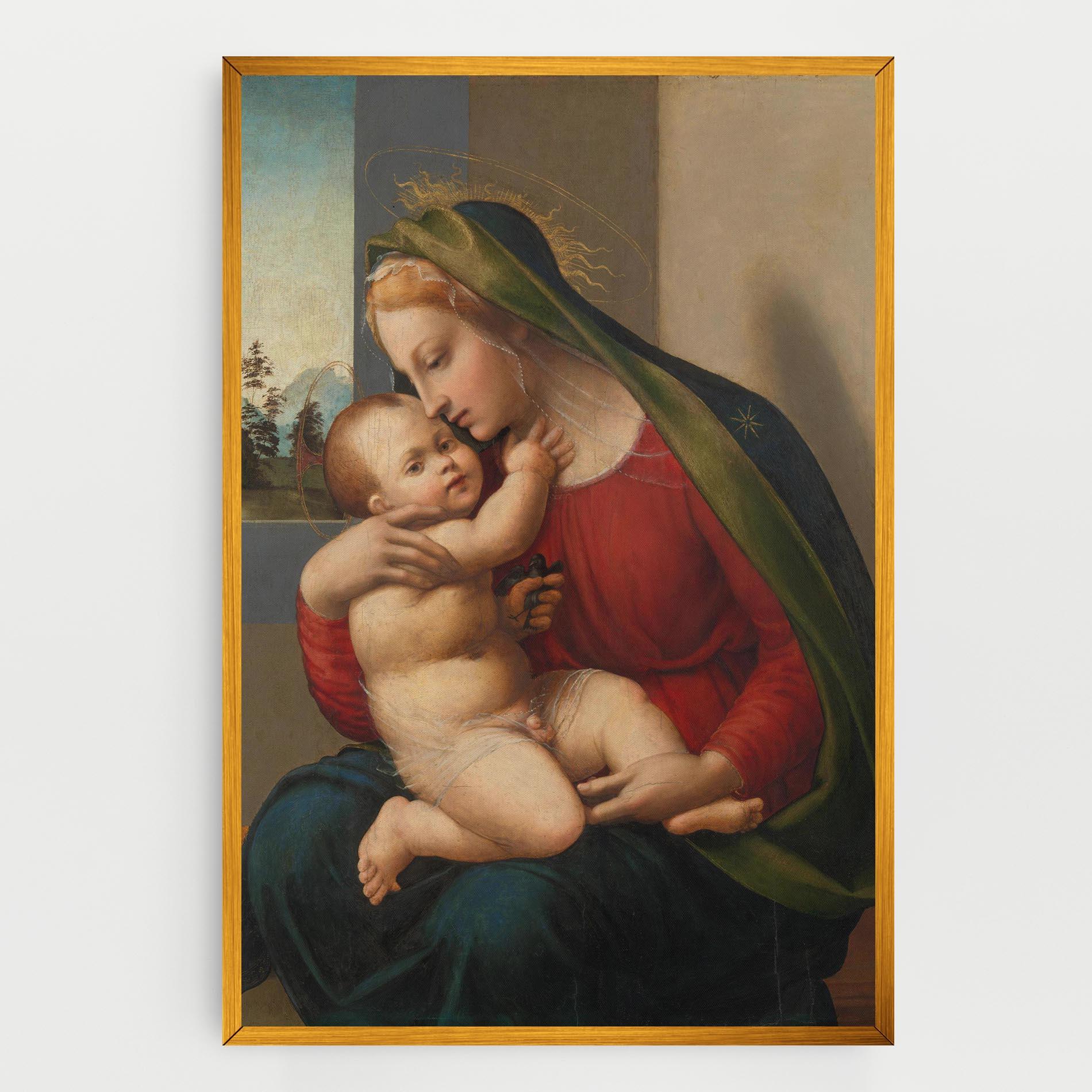 Vászonkép Madonna And Child mockup 0