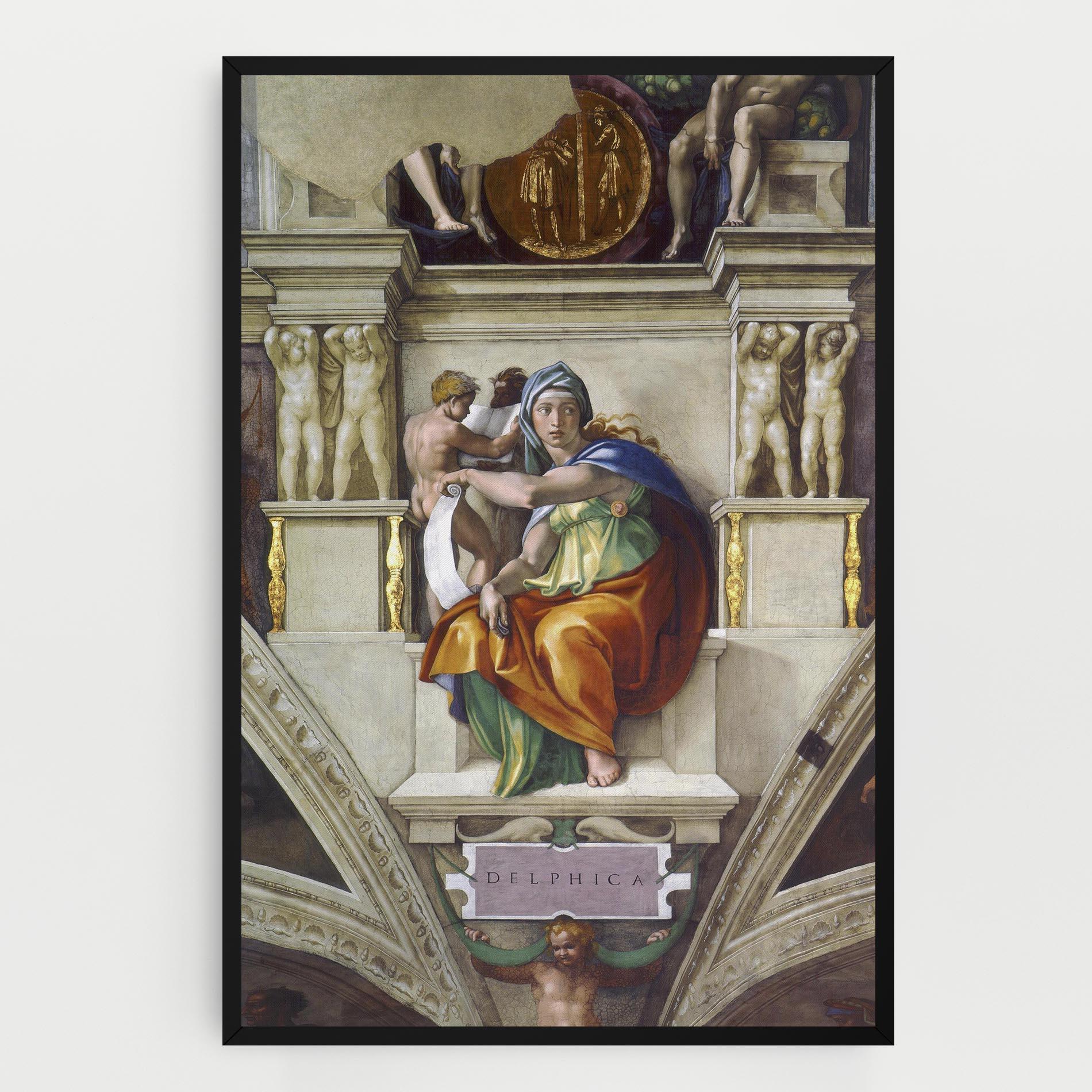 Vászonkép Delphic Sibyl mockup 0