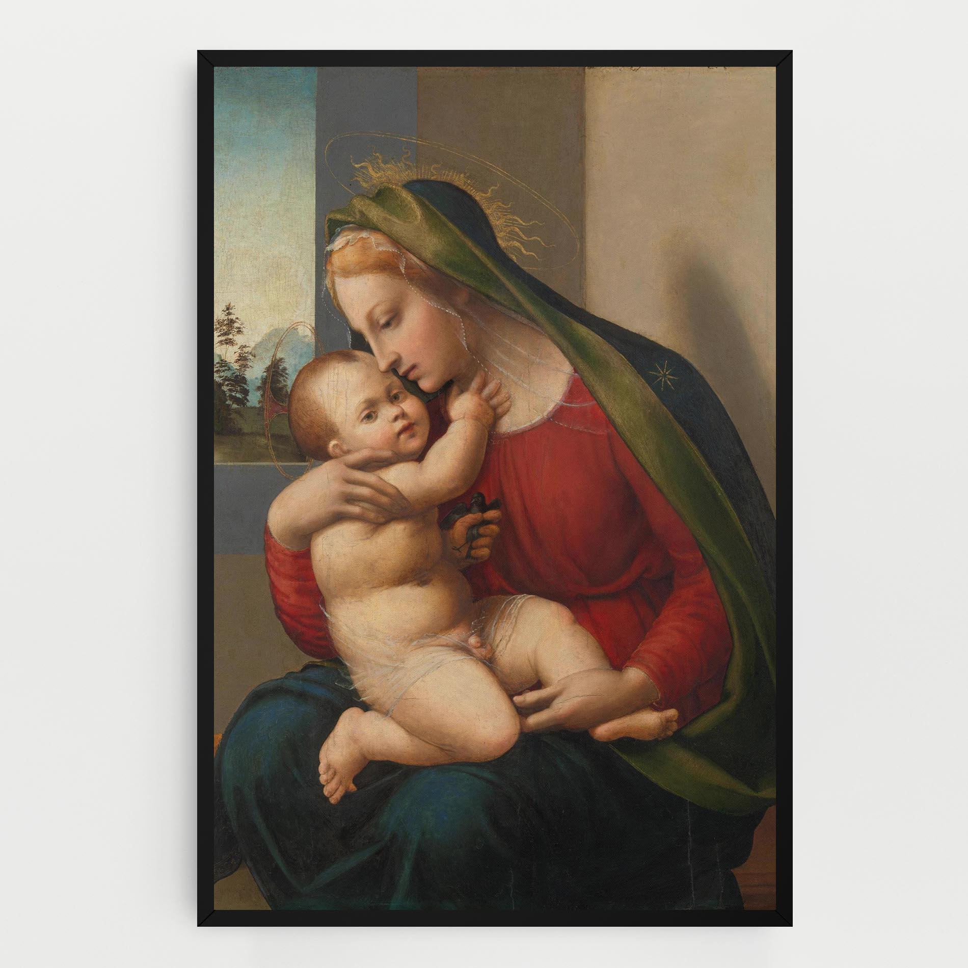 Vászonkép Madonna And Child mockup 0