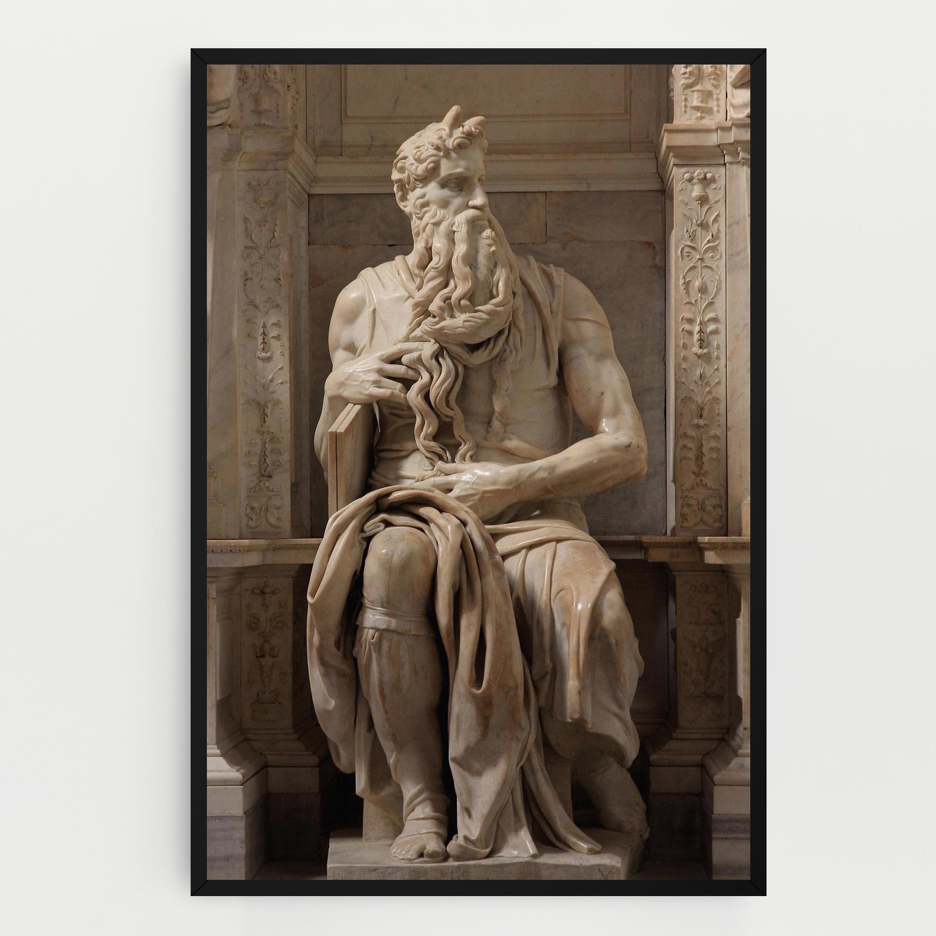 Vászonkép Statue Moses mockup 0