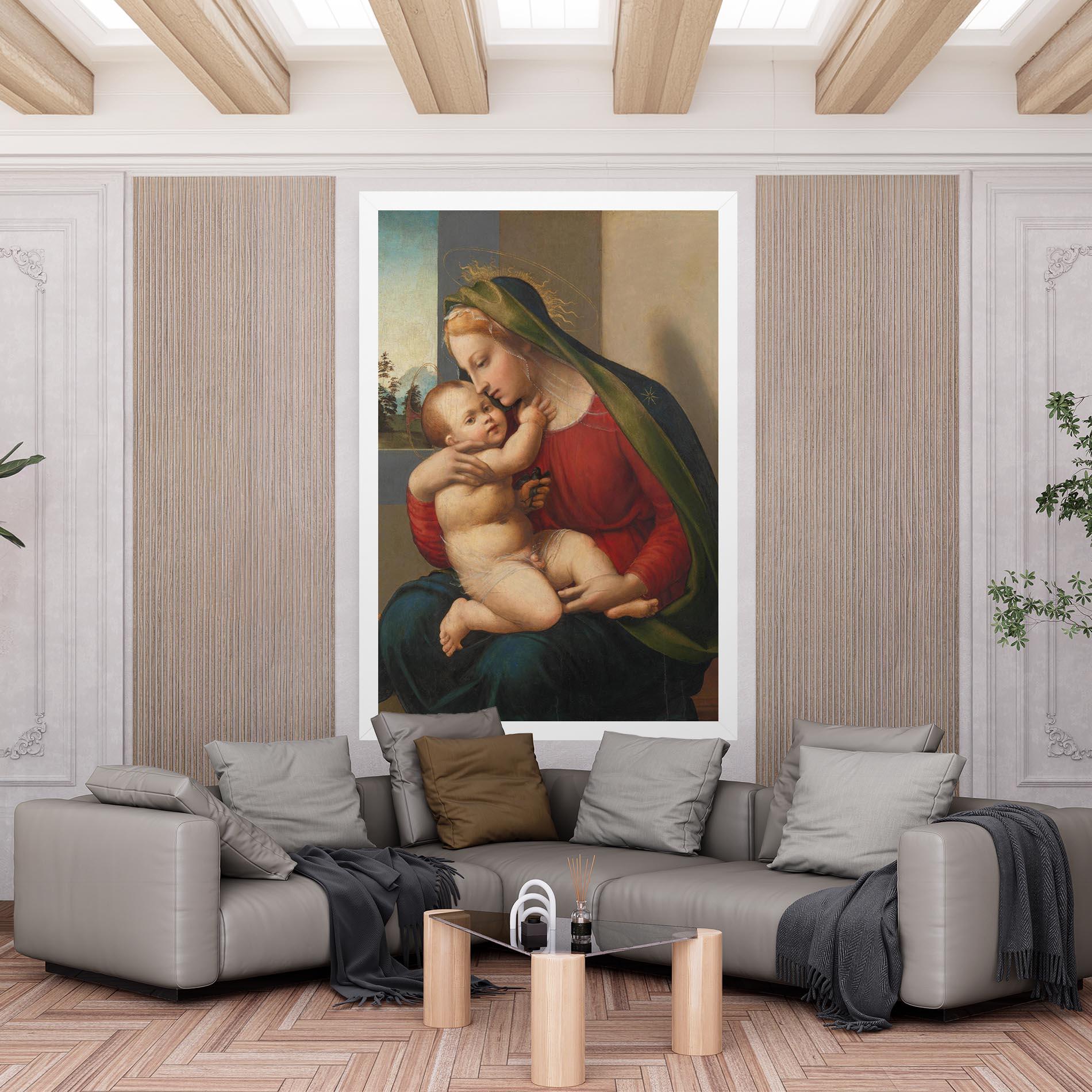 Vászonkép Madonna And Child mockup 6