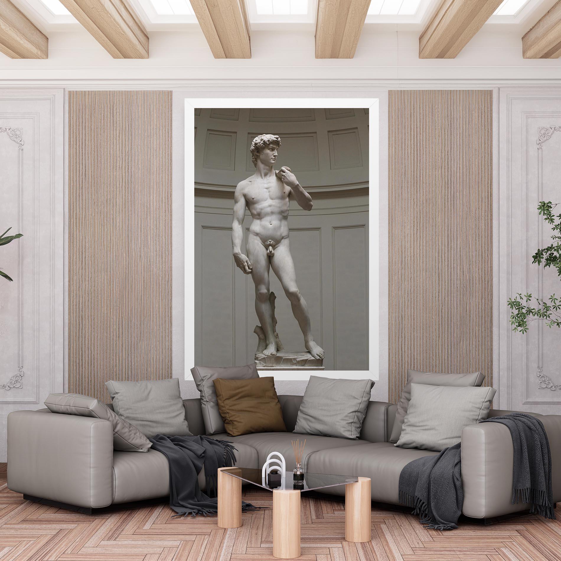 Vászonkép Michelangelo Statue mockup 6
