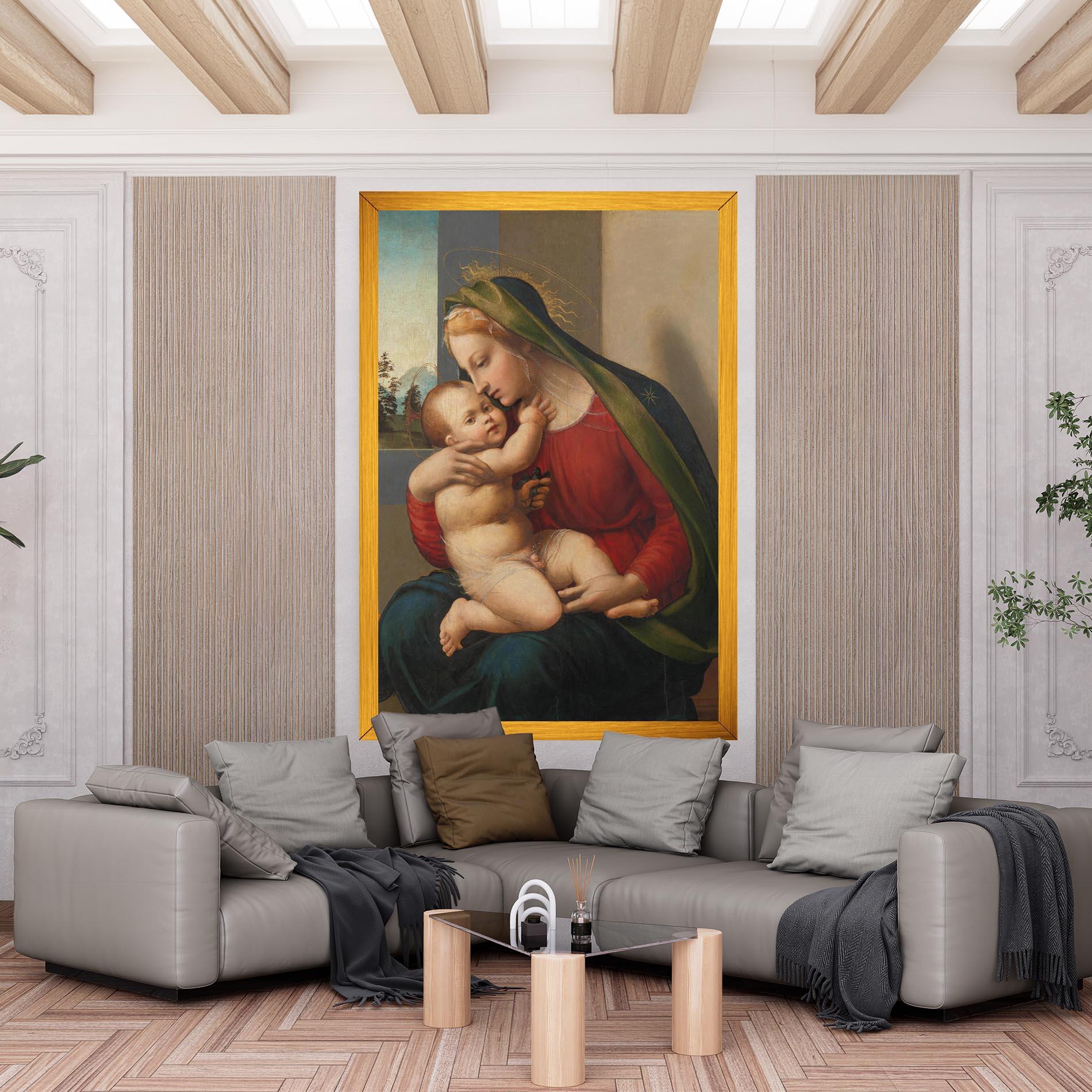 Vászonkép Madonna And Child mockup 6