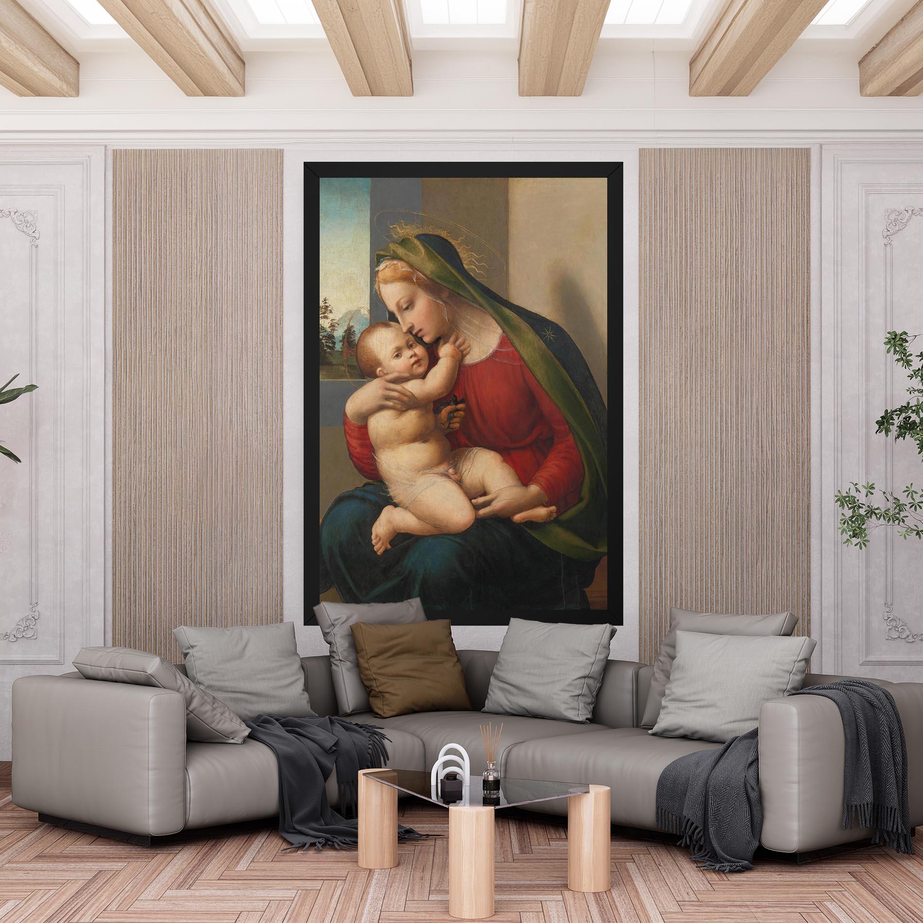 Vászonkép Madonna And Child mockup 6