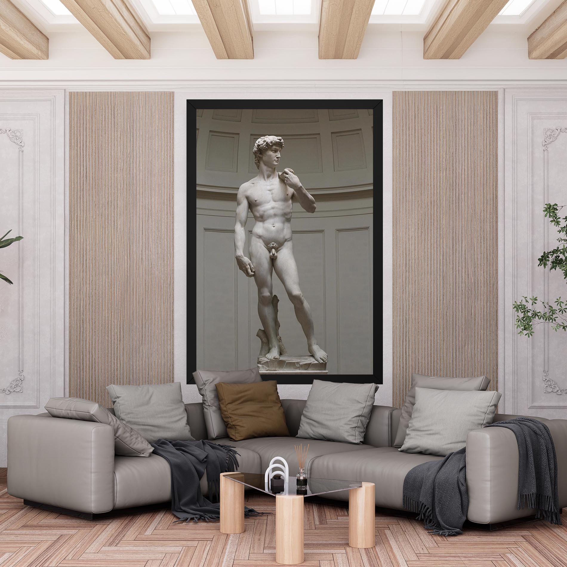 Vászonkép Michelangelo Statue mockup 6