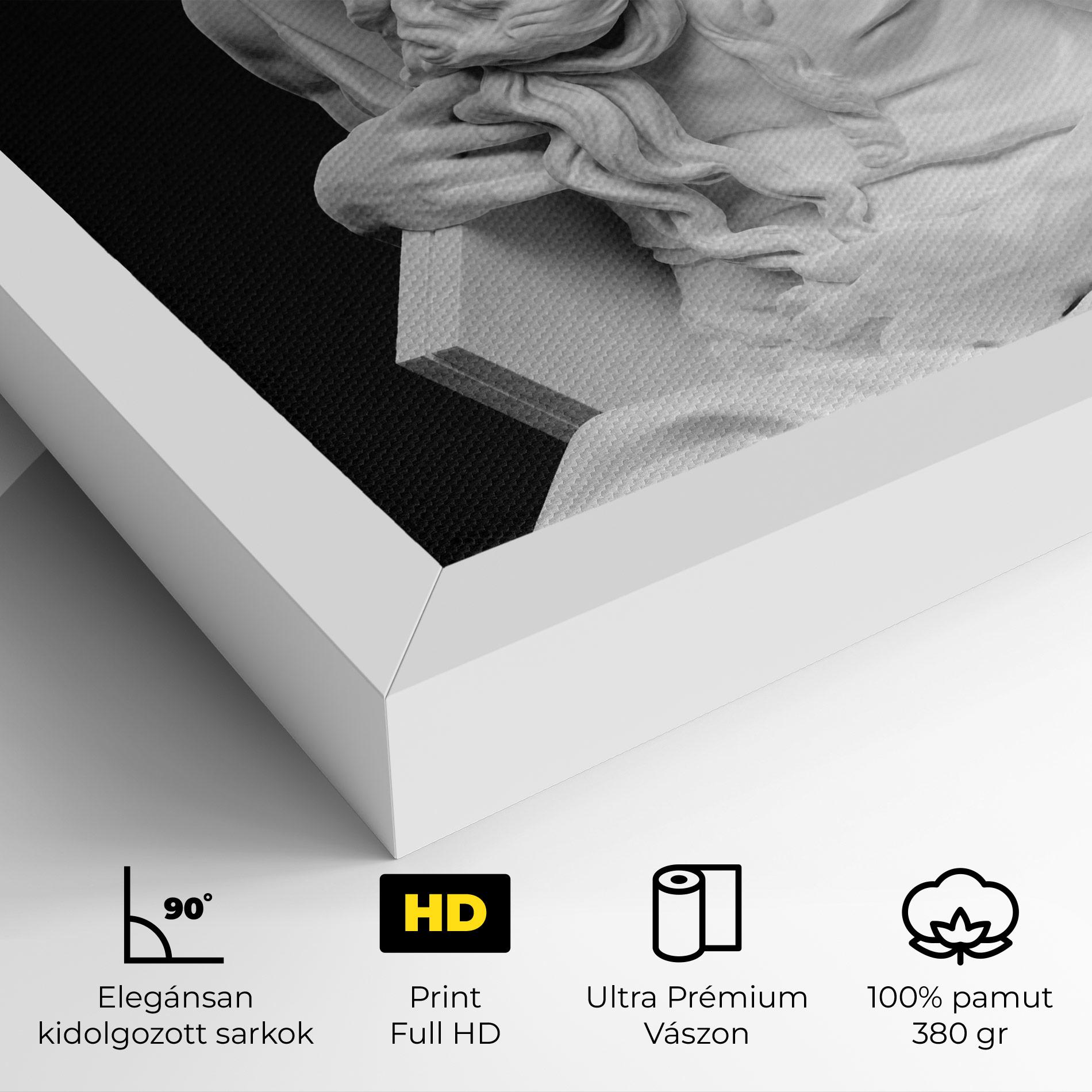 Vászonkép Moses Statue mockup 4