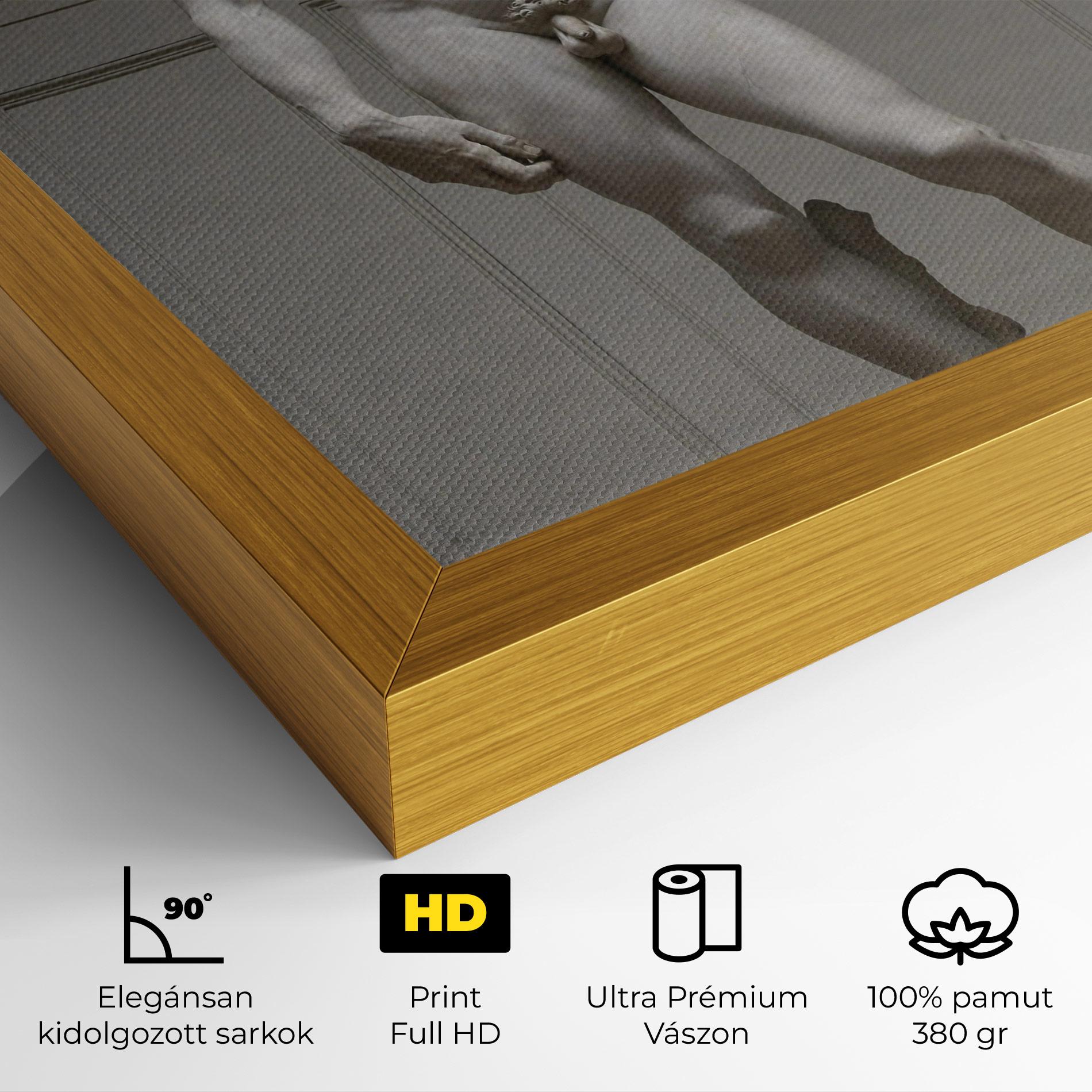 Vászonkép Michelangelo Statue mockup 4