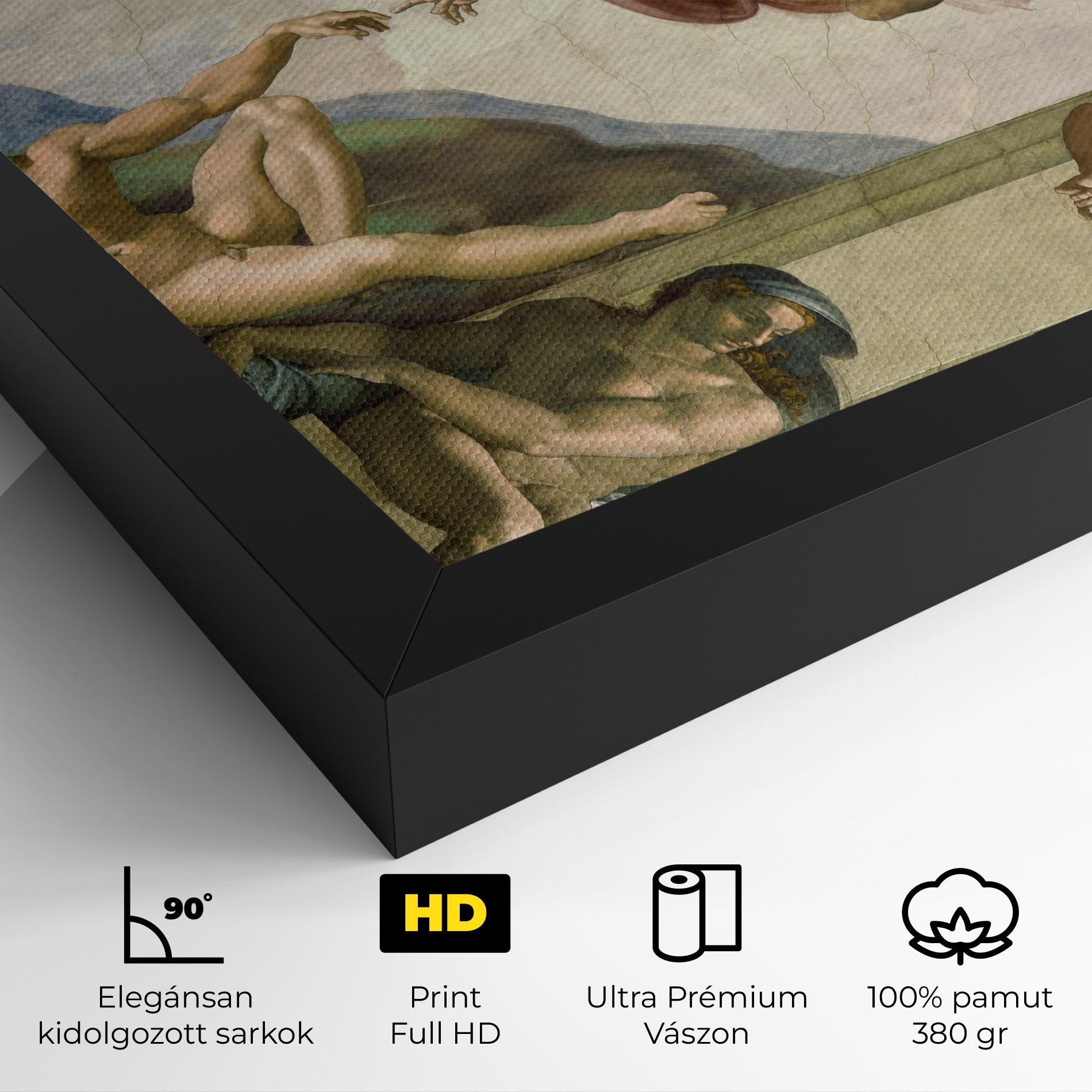 Vászonkép Creacion De Adam mockup 4