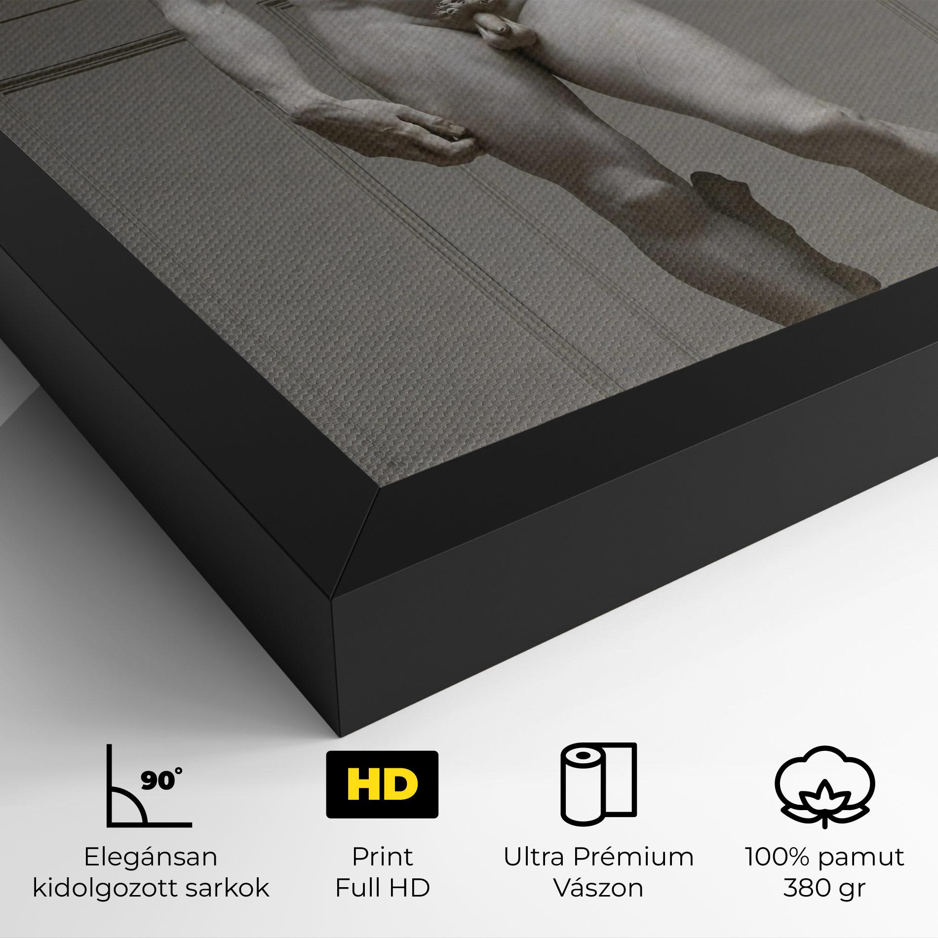 Vászonkép Michelangelo Statue mockup 4
