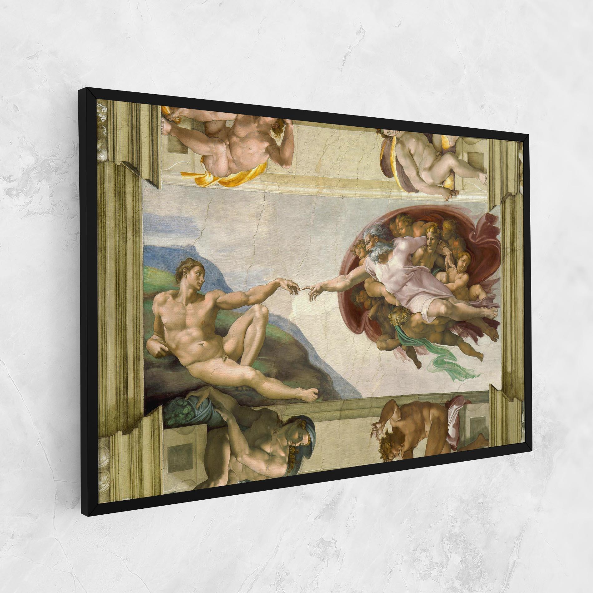 Vászonkép Creacion De Adam mockup 1