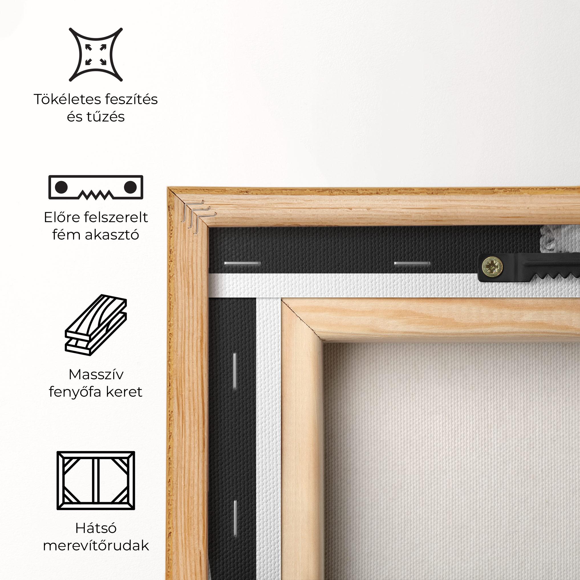 Vászonkép Moses Statue mockup 5