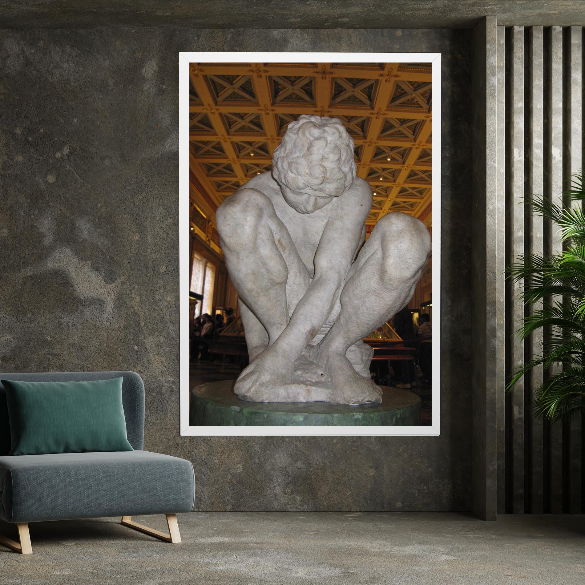 Vászonkép Crouching Boy mockup 7