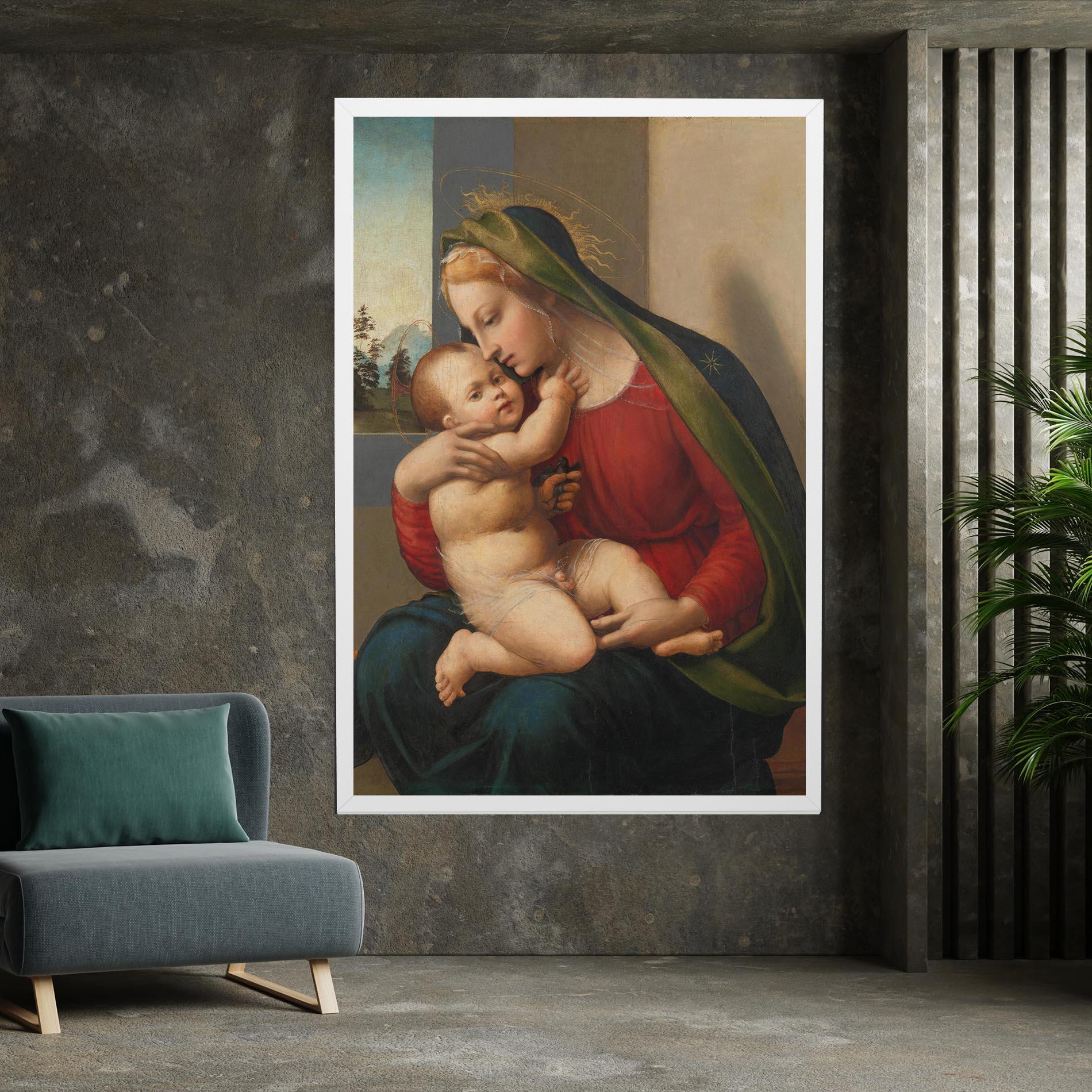 Vászonkép Madonna And Child mockup 7