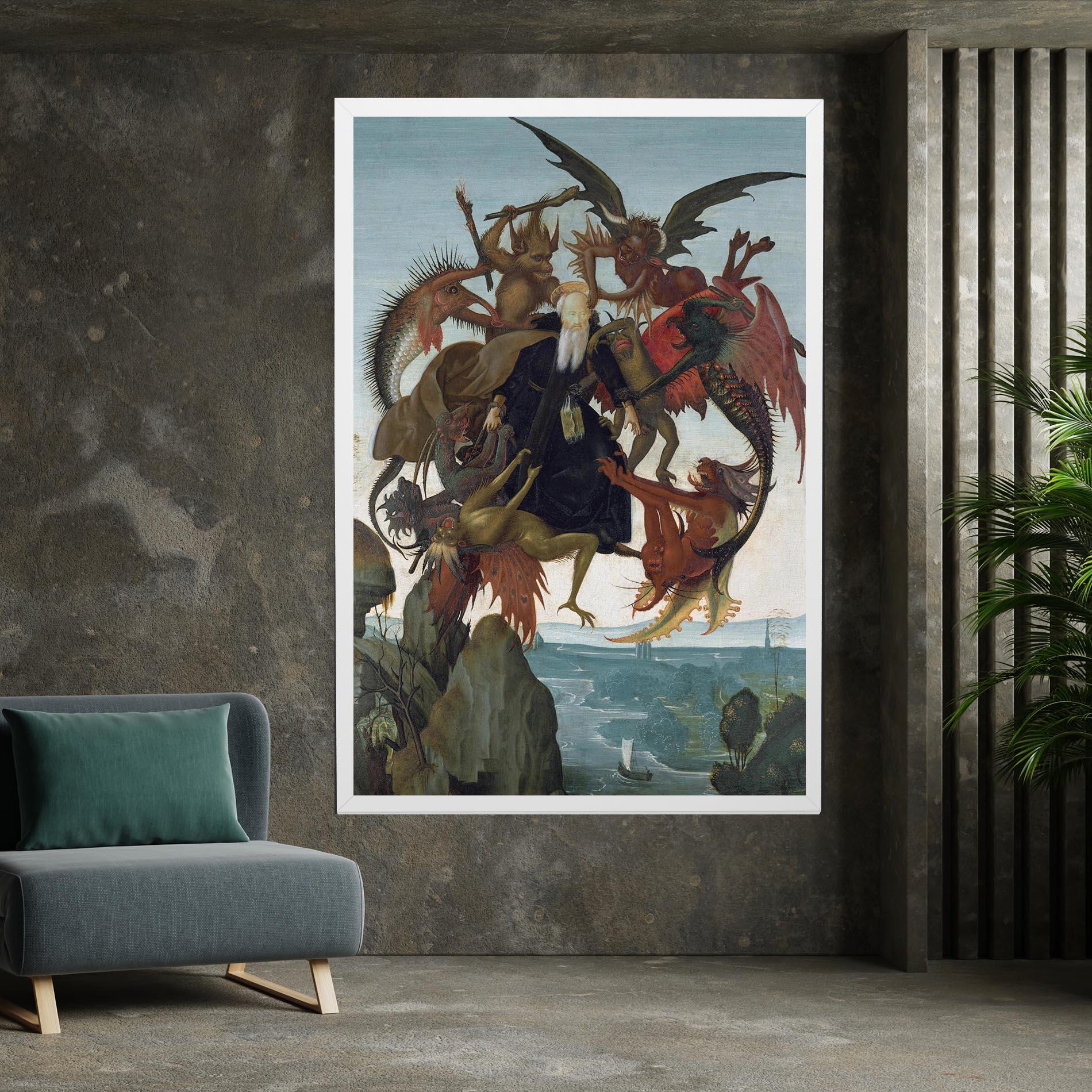 Vászonkép Torment Of Saint mockup 7