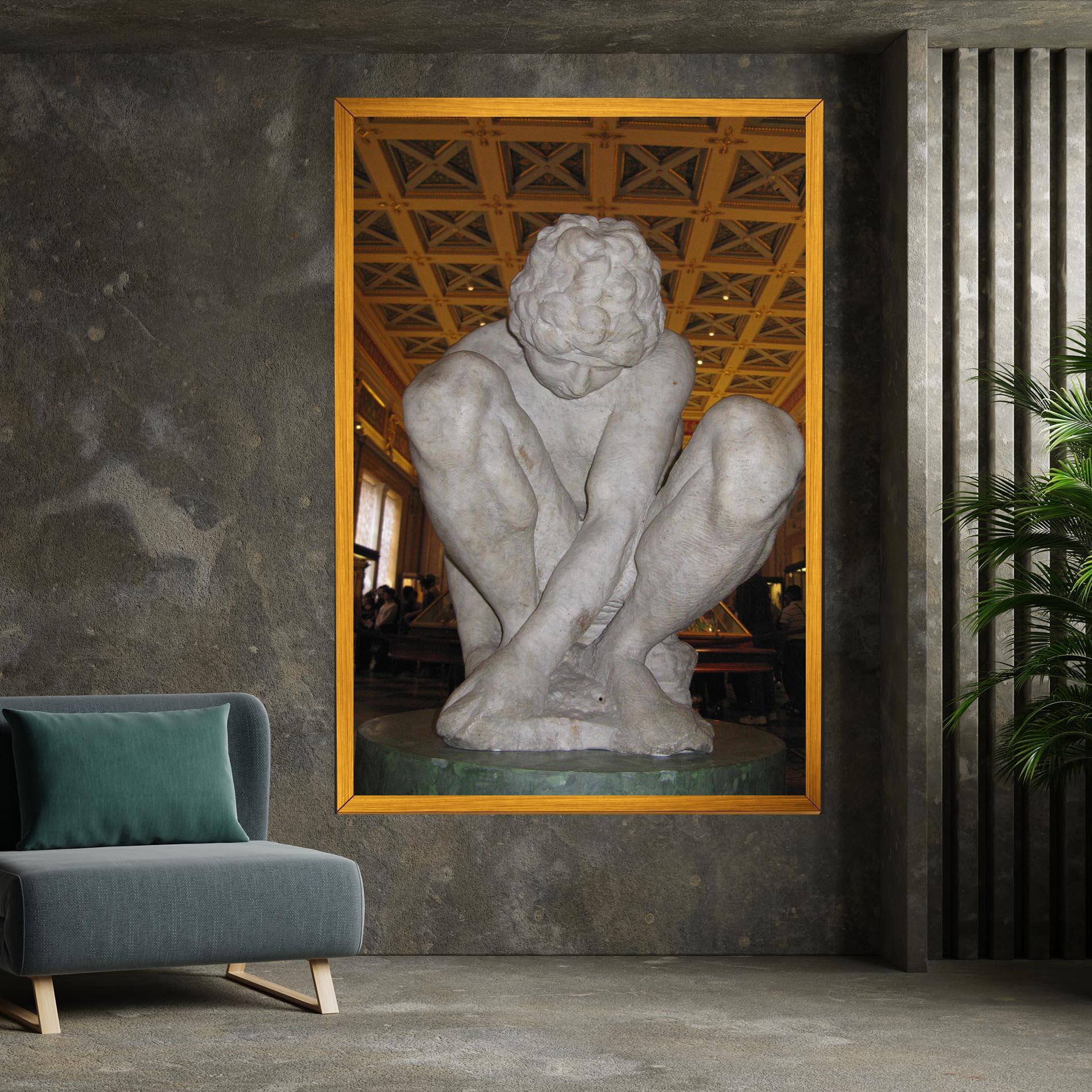 Vászonkép Crouching Boy mockup 7