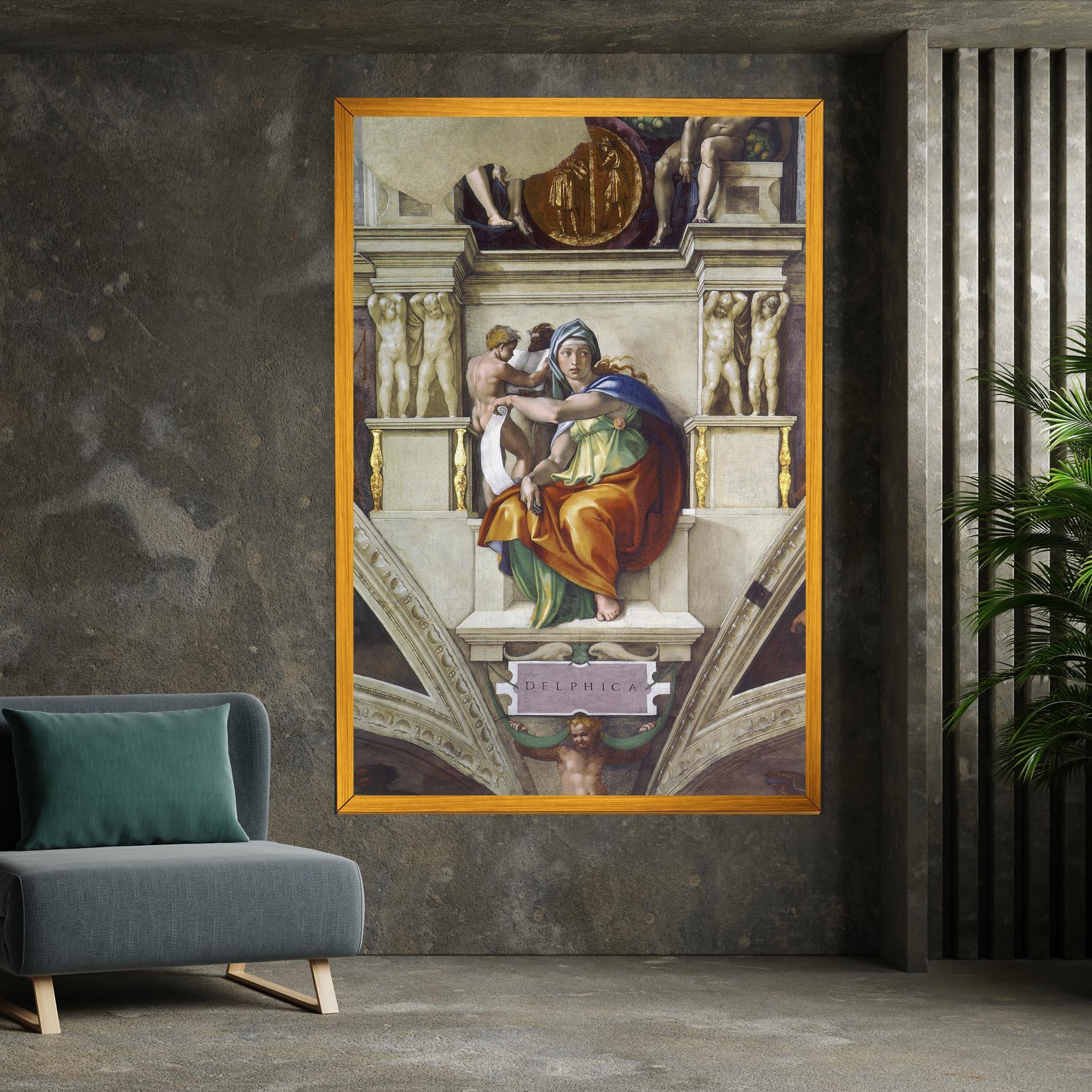 Vászonkép Delphic Sibyl mockup 7